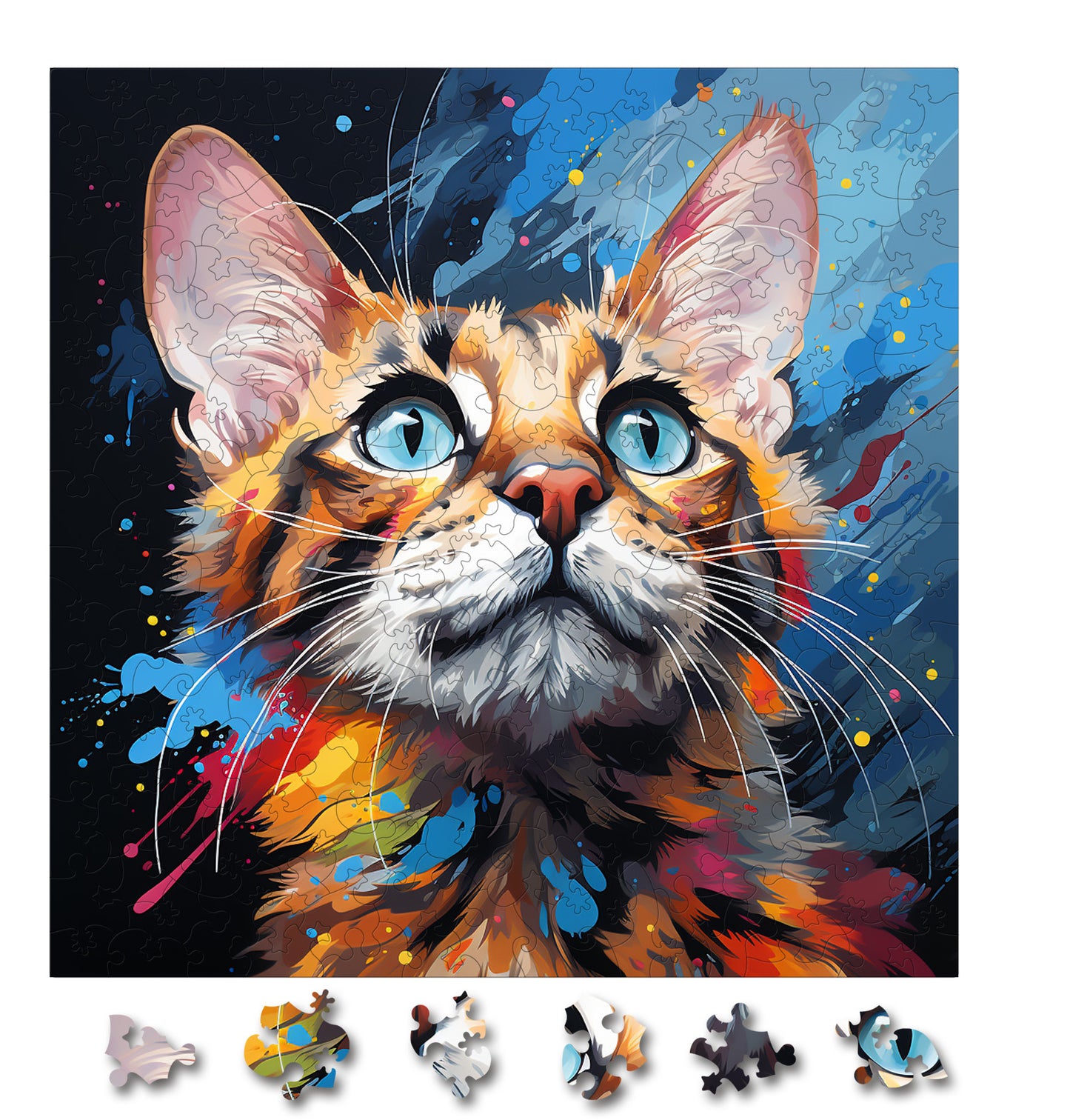 Puzzle cu Pisici - Savannah 4 - 200 piese - 30 x 30 cm