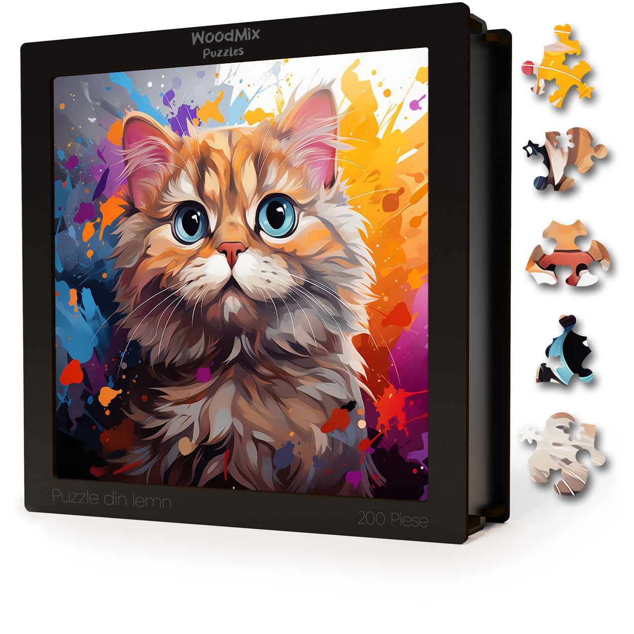 Puzzle cu Pisici - Scottish Fold 1 - 200 piese - 30 x 30 cm