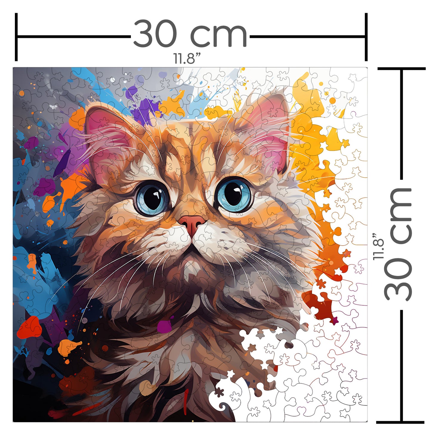 Puzzle cu Pisici - Scottish Fold 1 - 200 piese - 30 x 30 cm