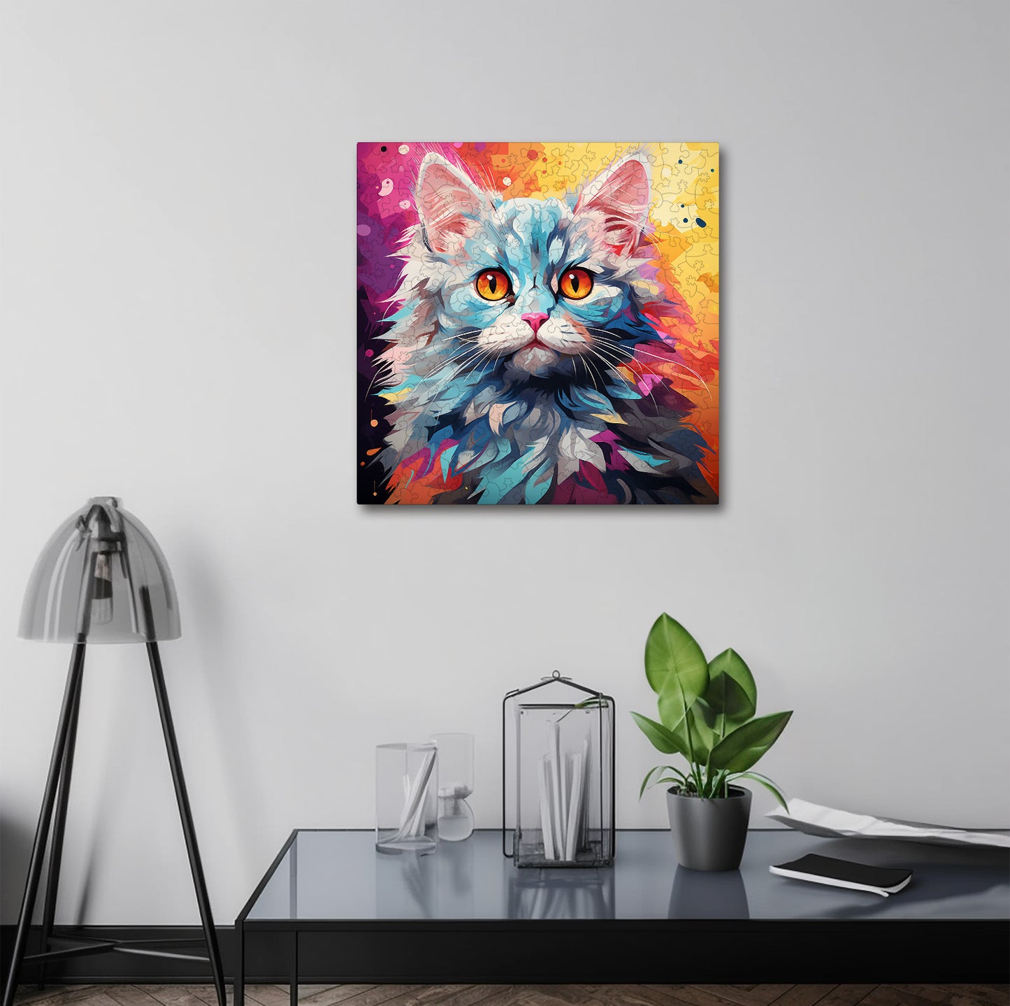 Puzzle cu Pisici - Selkirk Rex 1 - 200 piese - 30 x 30 cm