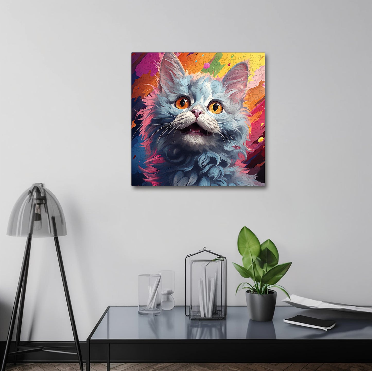 Puzzle cu Pisici - Selkirk Rex 3 - 200 piese - 30 x 30 cm