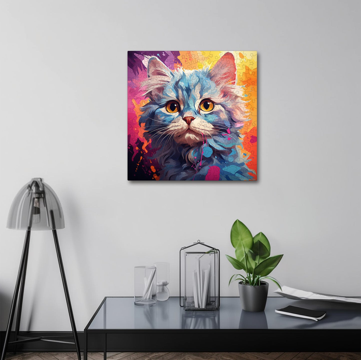 Puzzle cu Pisici - Selkirk Rex 4 - 200 piese - 30 x 30 cm