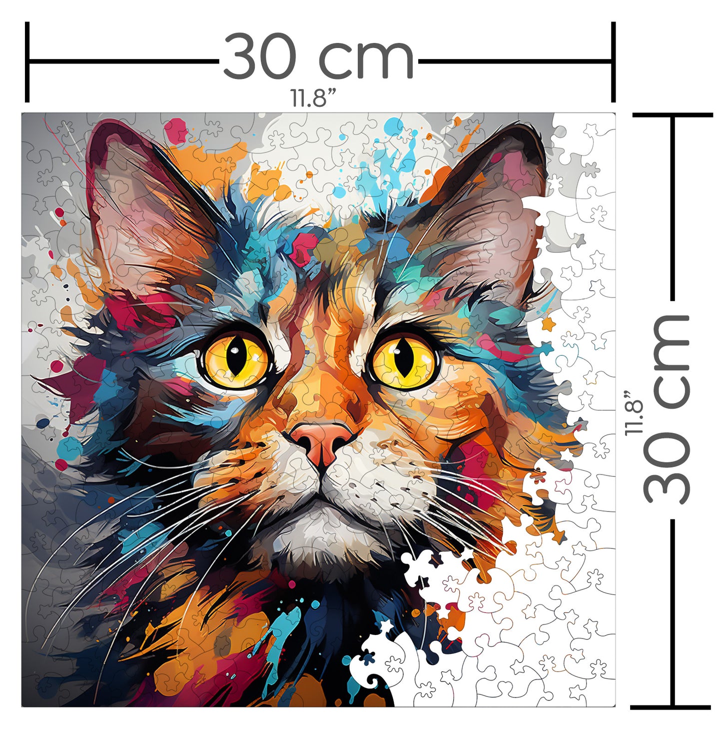 Puzzle cu Pisici - Serengeti 3 - 200 piese - 30 x 30 cm