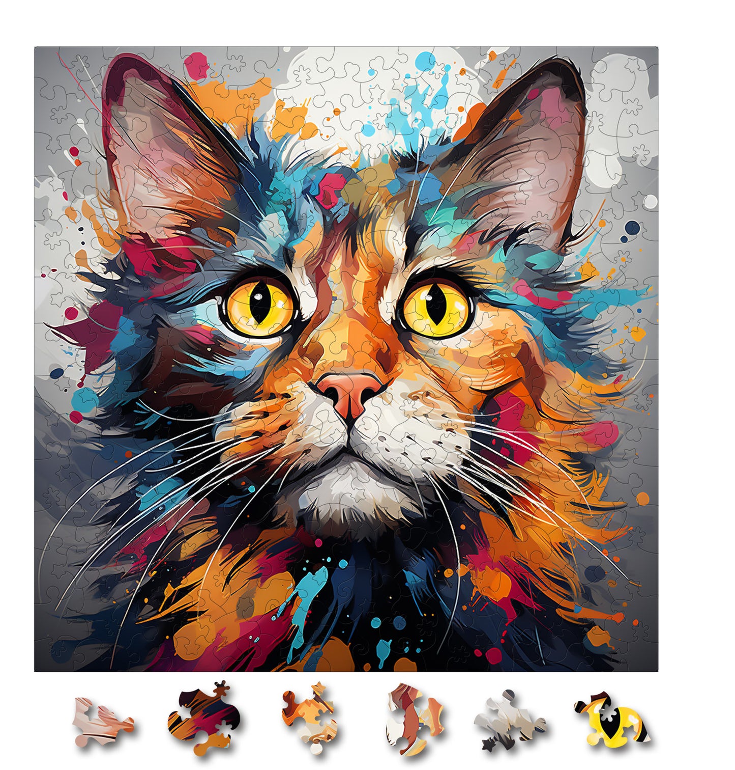 Puzzle cu Pisici - Serengeti 3 - 200 piese - 30 x 30 cm