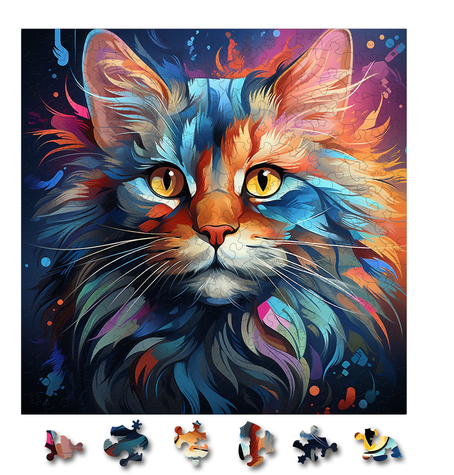 Puzzle cu Pisici - Serengeti 4 - 200 piese - 30 x 30 cm