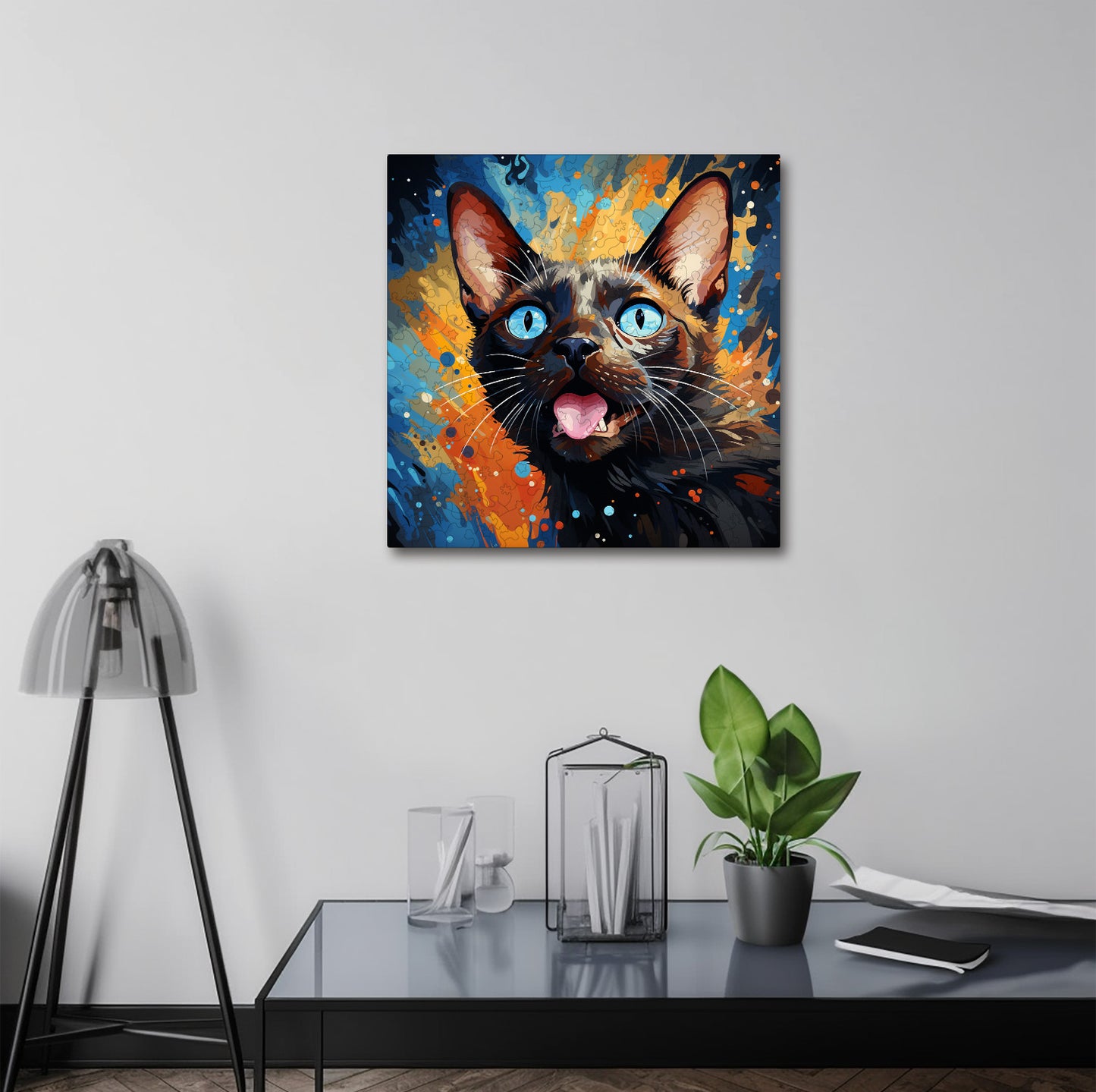 Puzzle cu Pisici - Siamese 4 - 200 piese - 30 x 30 cm