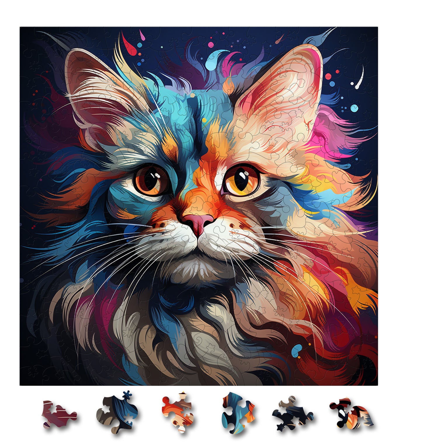 Puzzle cu Pisici - Siberian 1 - 200 piese - 30 x 30 cm