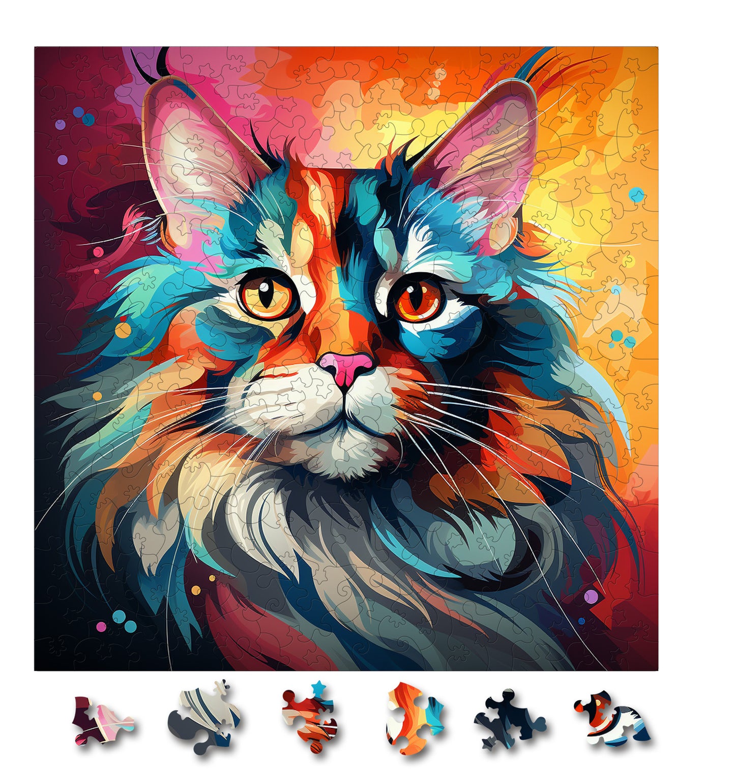 Puzzle cu Pisici - Siberian 2 - 200 piese - 30 x 30 cm