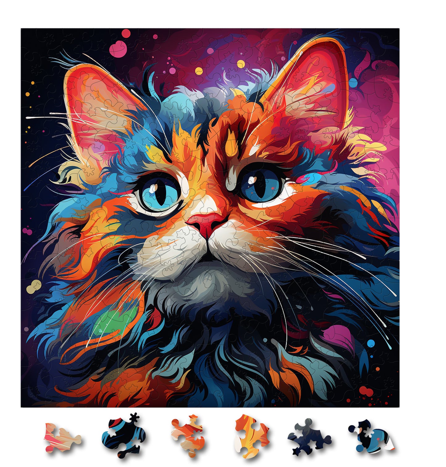 Puzzle cu Pisici - Singapura 4 - 200 piese - 30 x 30 cm