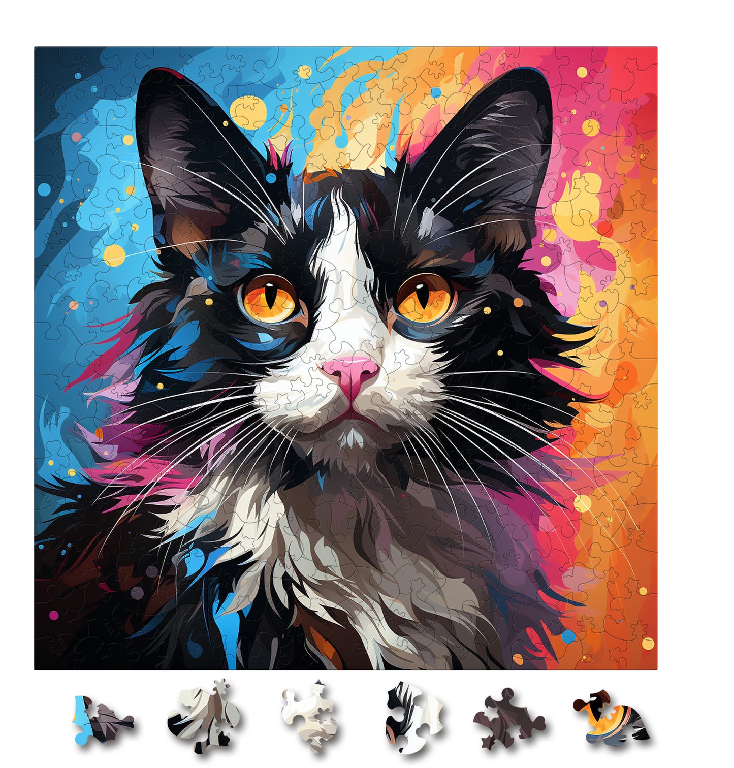 Puzzle cu Pisici - Snowshoe 1 - 200 piese - 30 x 30 cm
