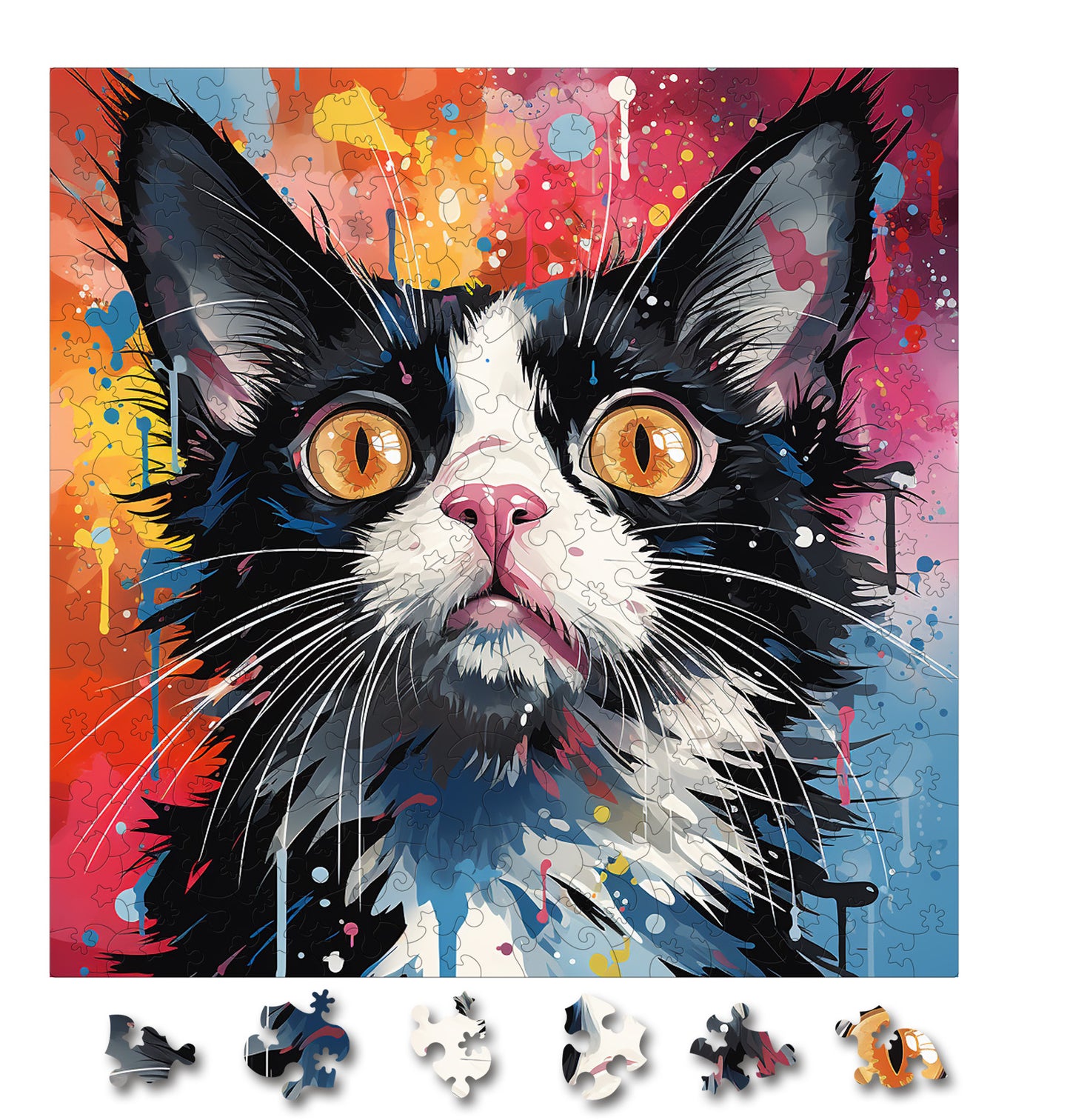 Puzzle cu Pisici - Snowshoe 2 - 200 piese - 30 x 30 cm