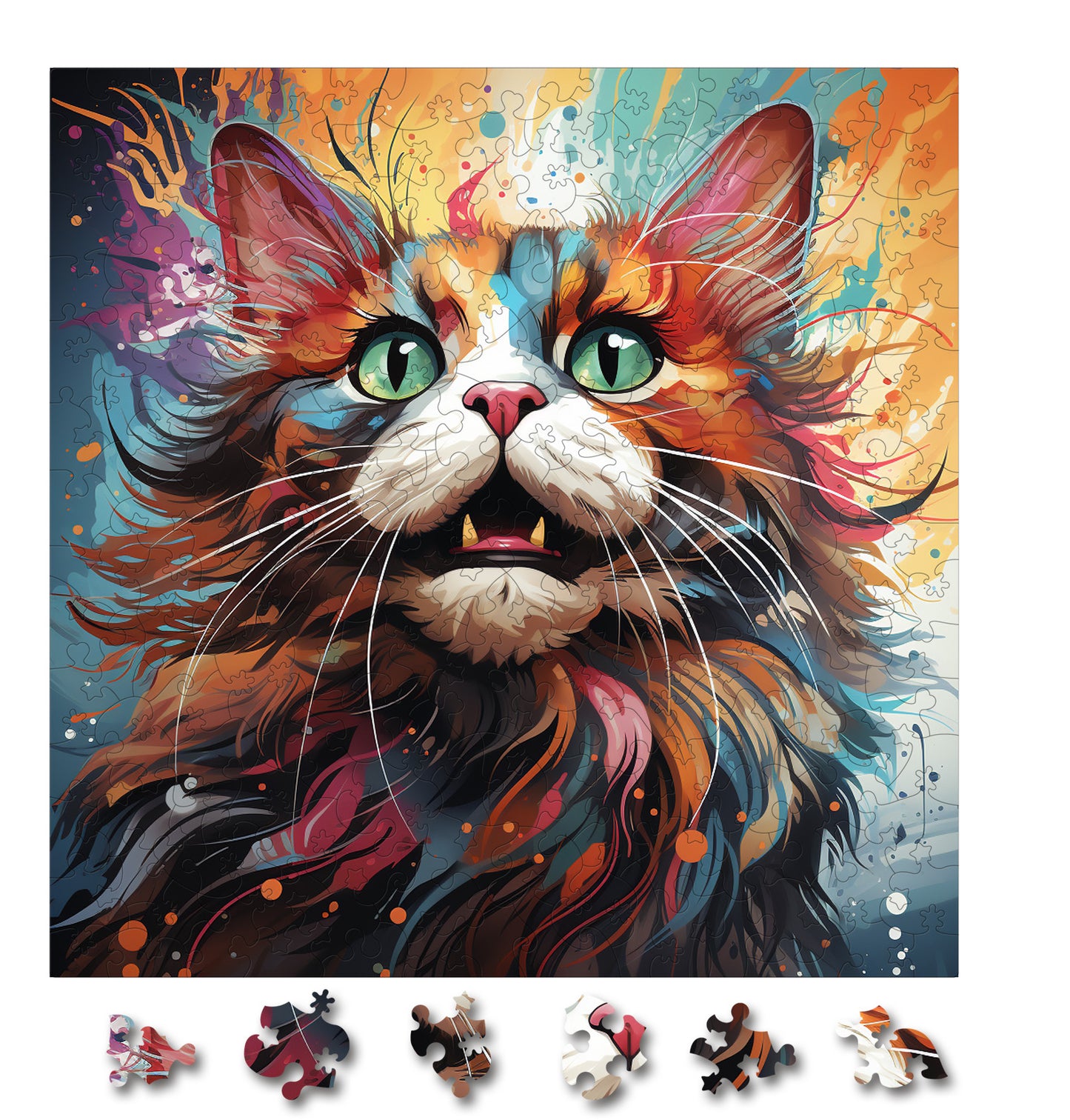 Puzzle cu Pisici - Sokoke 2 - 200 piese - 30 x 30 cm