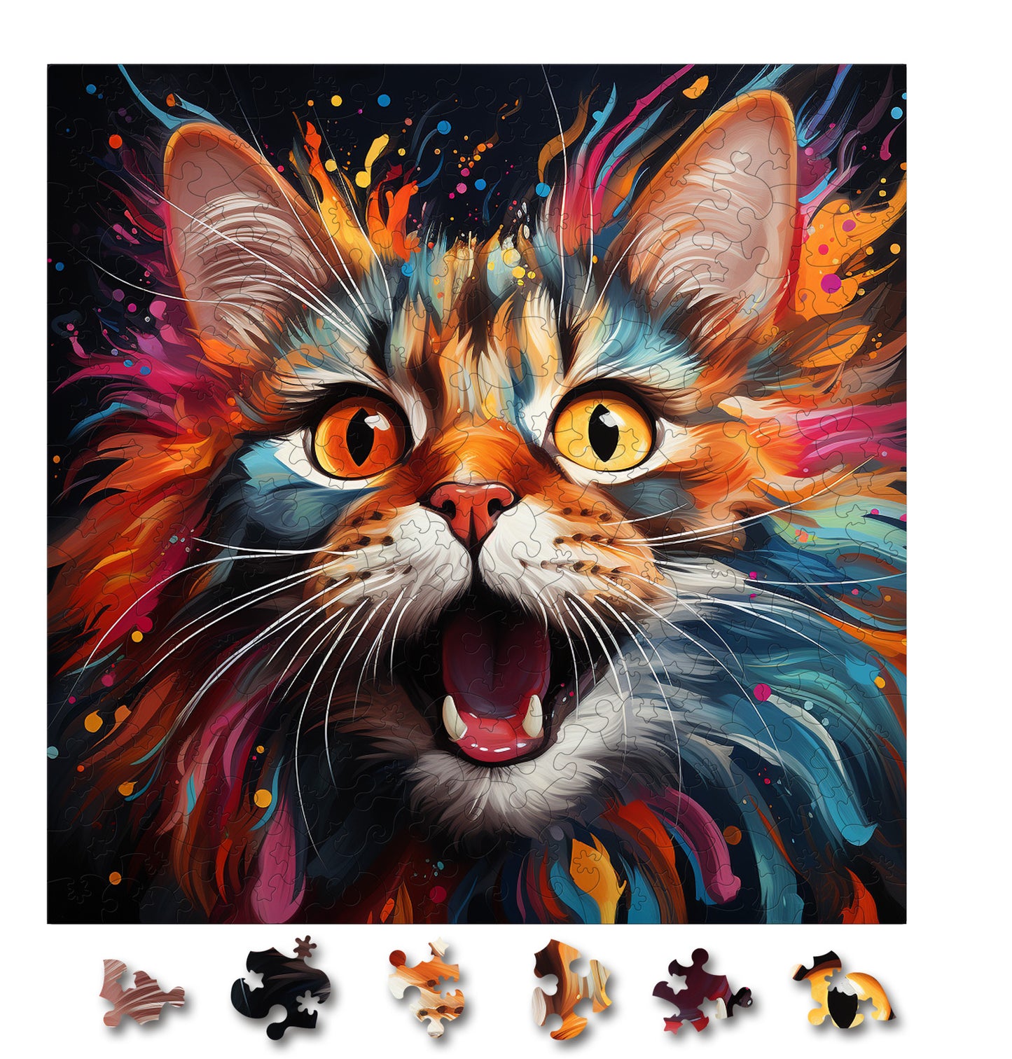 Puzzle cu Pisici - Sokoke 4 - 200 piese - 30 x 30 cm