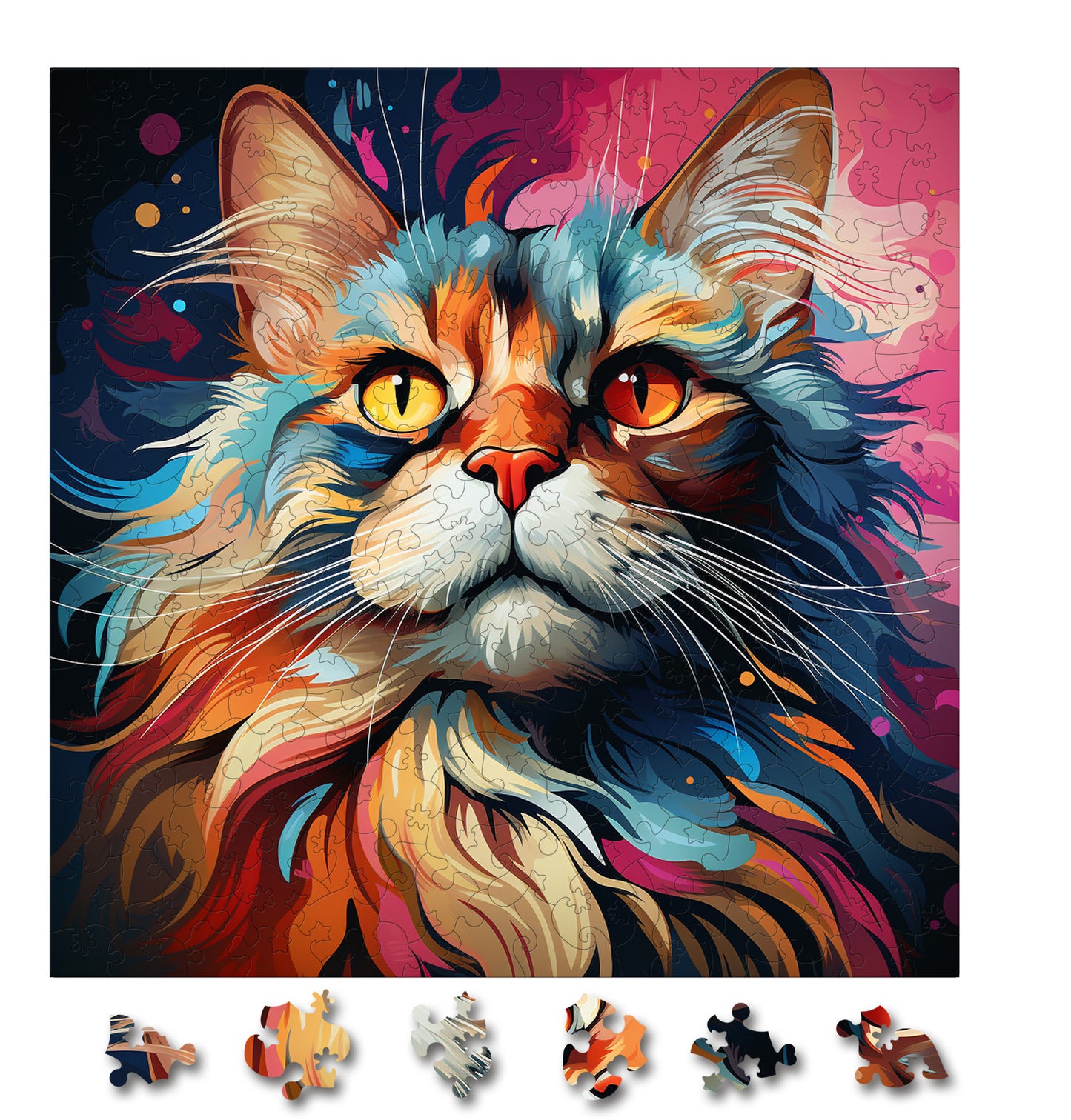 Puzzle cu Pisici - Somali 1 - 200 piese - 30 x 30 cm