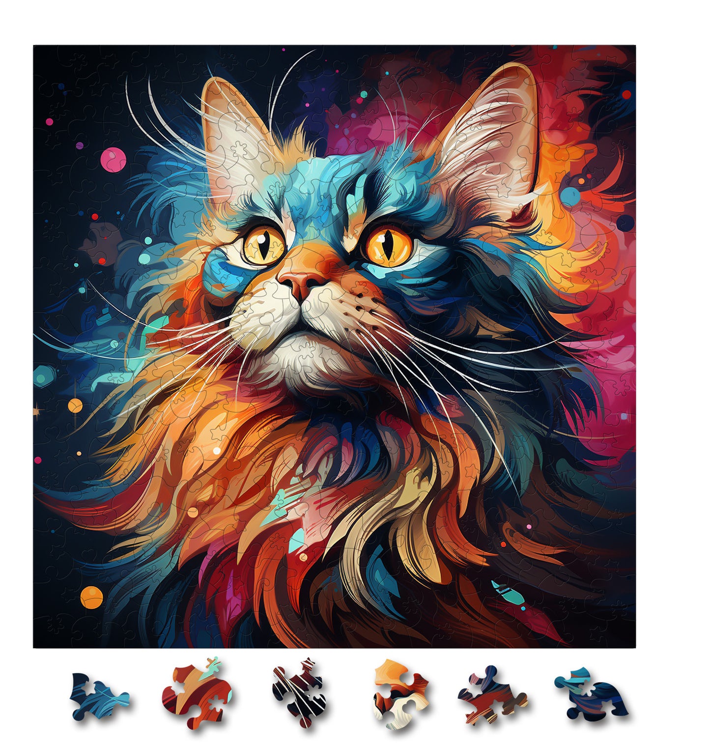 Puzzle cu Pisici - Somali 2 - 200 piese - 30 x 30 cm