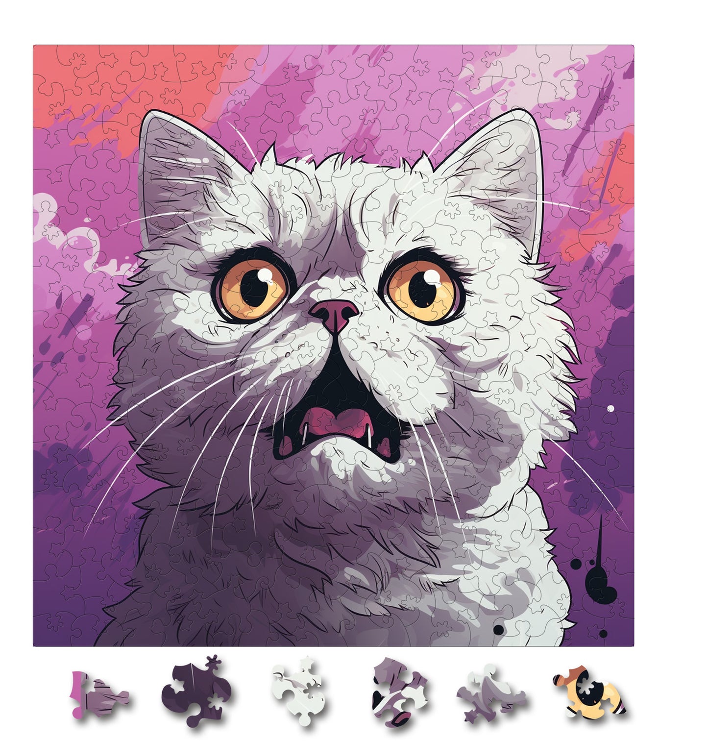 Puzzle cu Pisici - Thai Lilac 2 - 200 piese - 30 x 30 cm