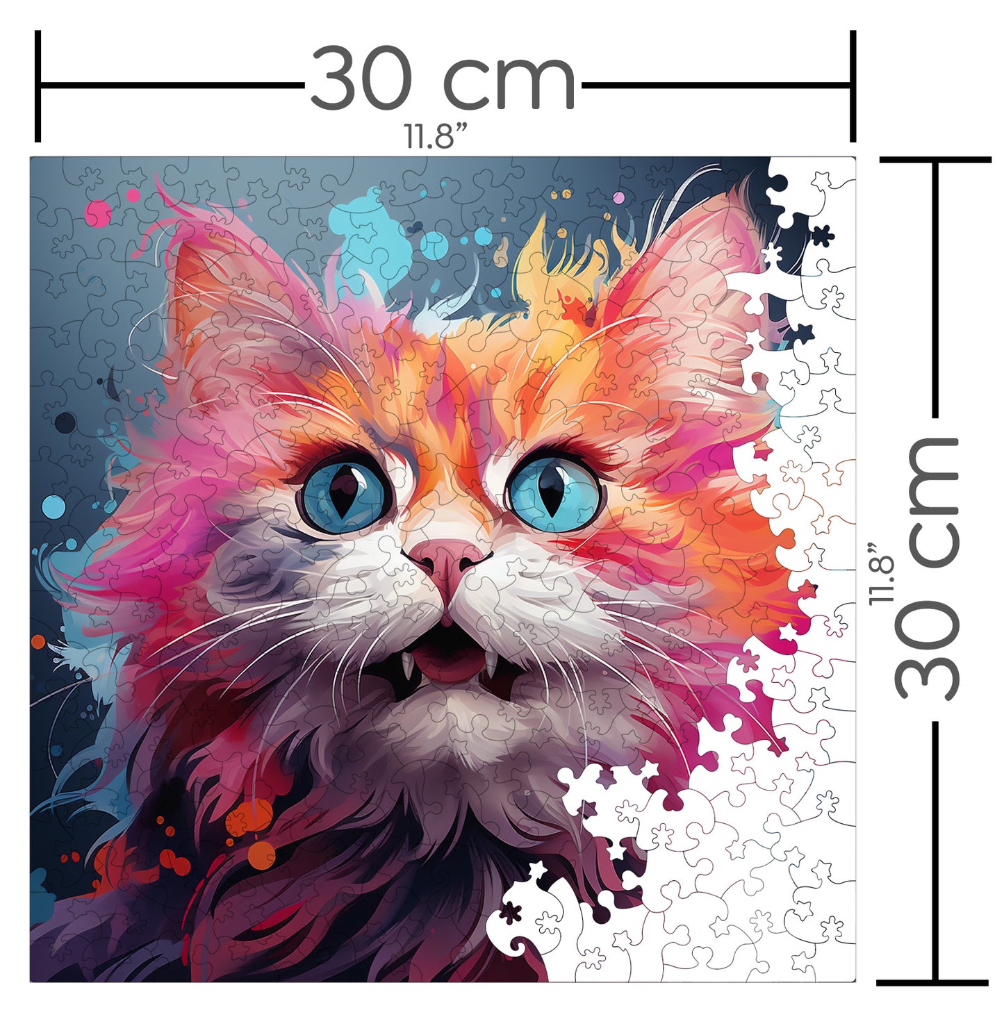Puzzle cu Pisici - Thai Lilac 3 - 200 piese - 30 x 30 cm