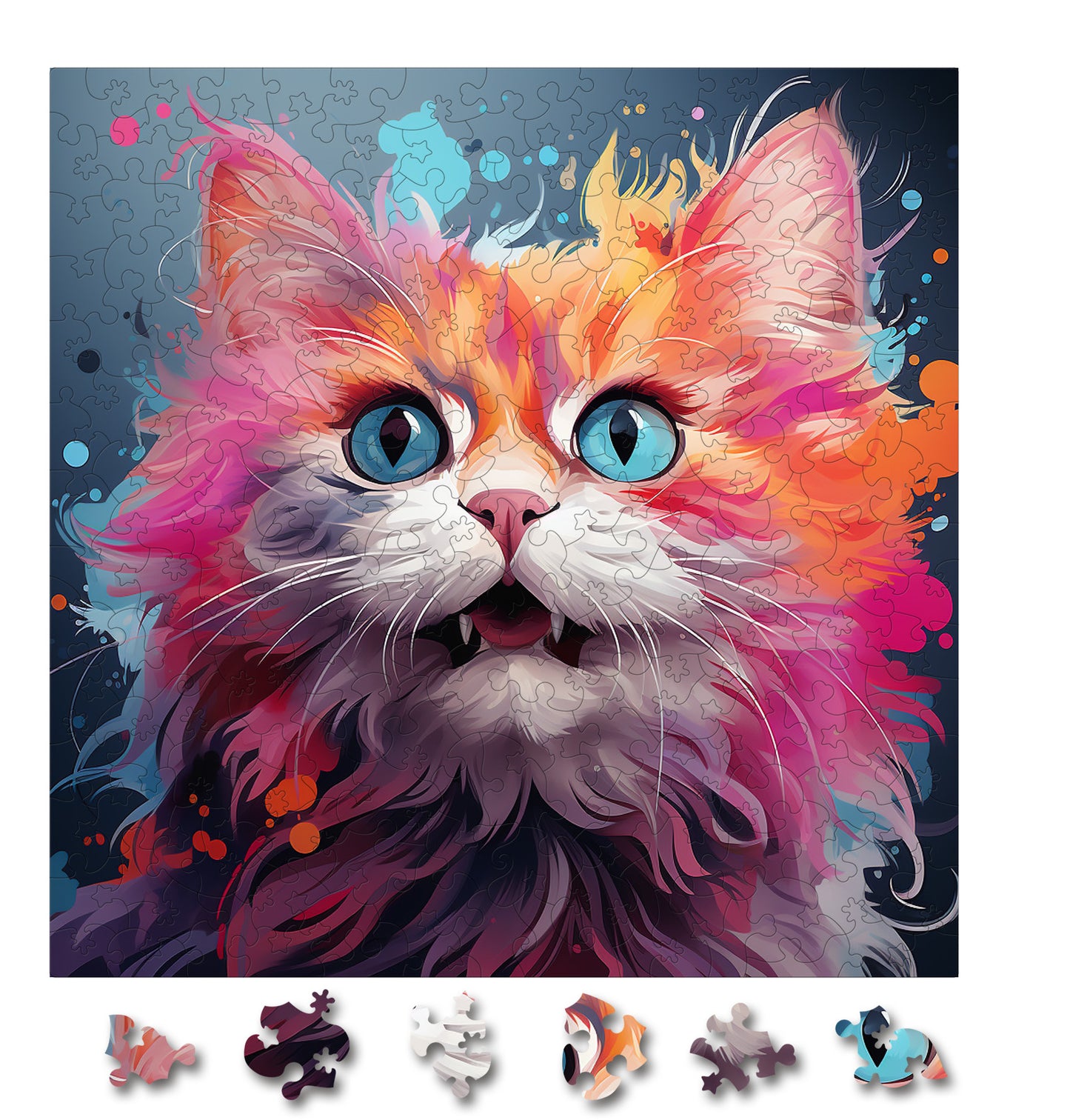 Puzzle cu Pisici - Thai Lilac 3 - 200 piese - 30 x 30 cm