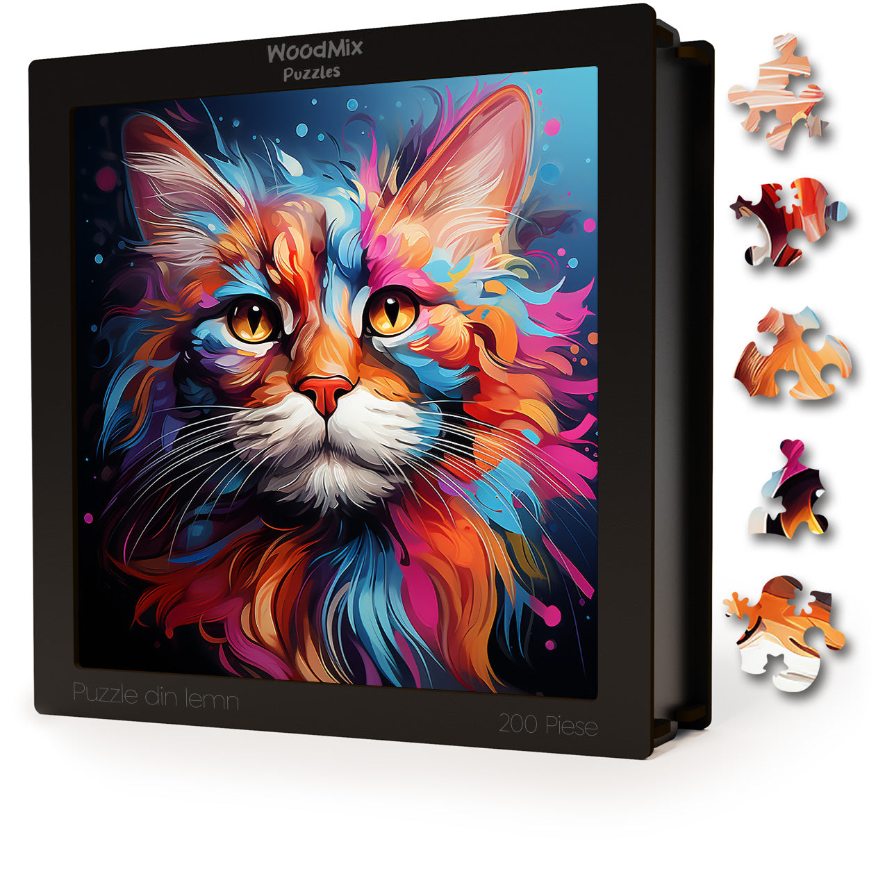 Puzzle cu Pisici - Thai 3 - 200 piese - 30 x 30 cm