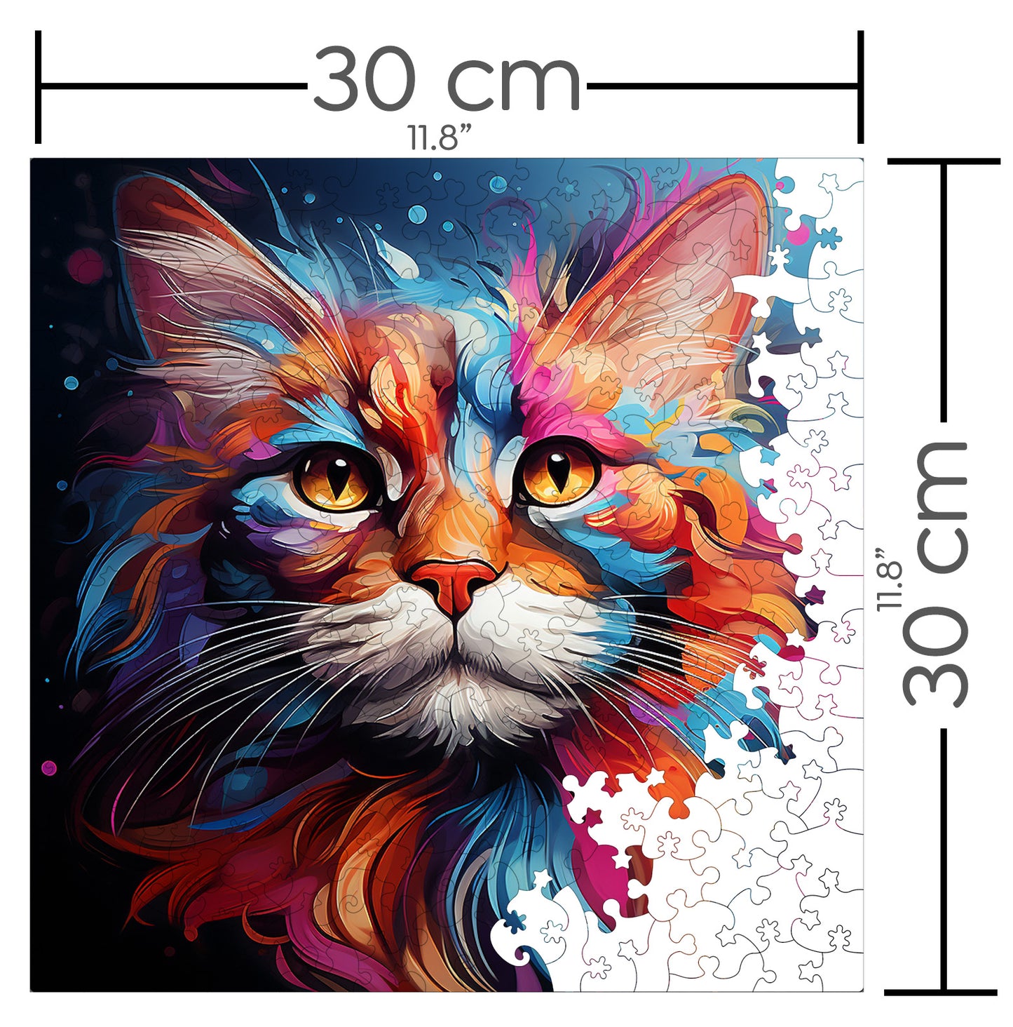 Puzzle cu Pisici - Thai 3 - 200 piese - 30 x 30 cm