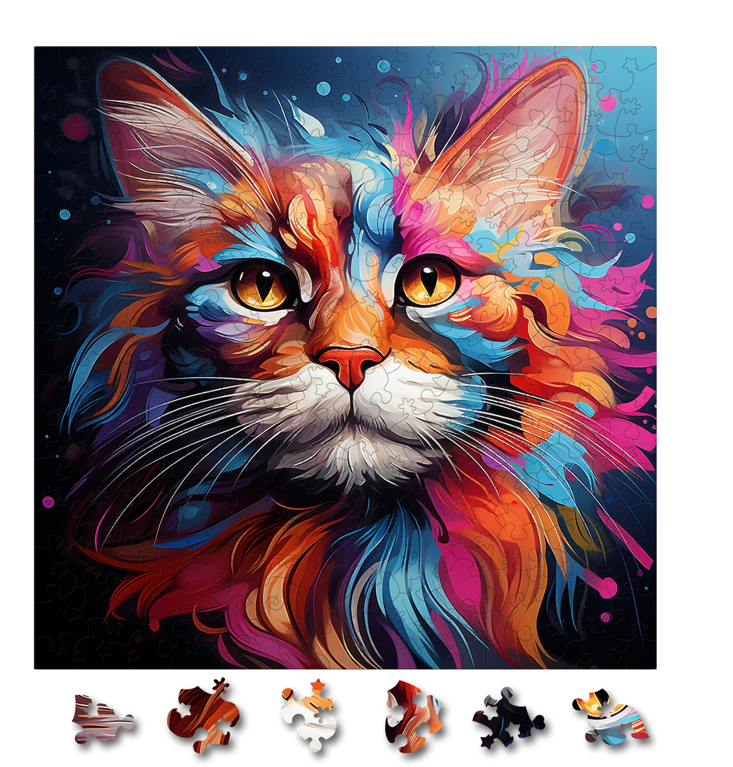 Puzzle cu Pisici - Thai 3 - 200 piese - 30 x 30 cm
