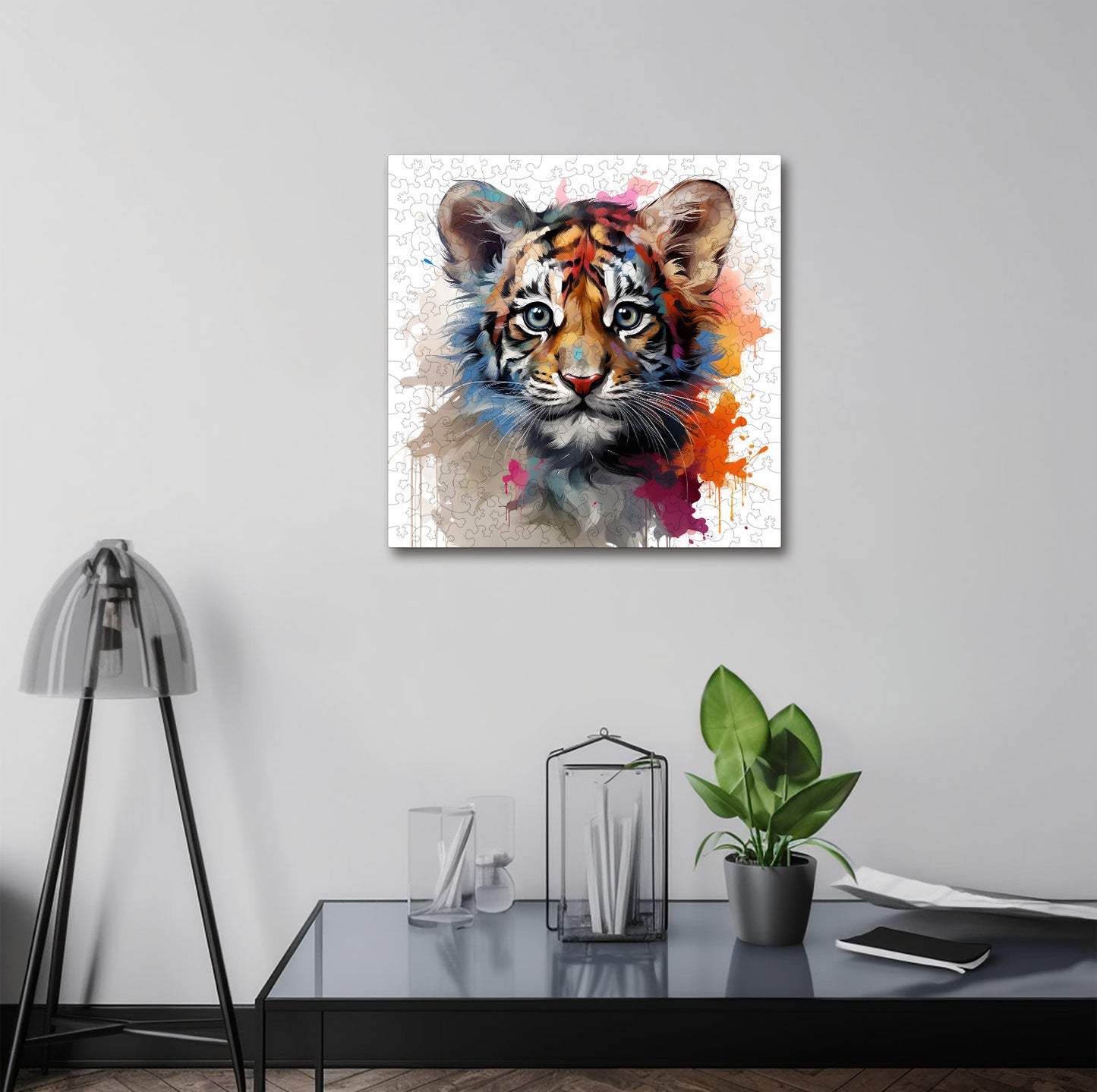 Puzzle cu Animale - Baby Tiger 2