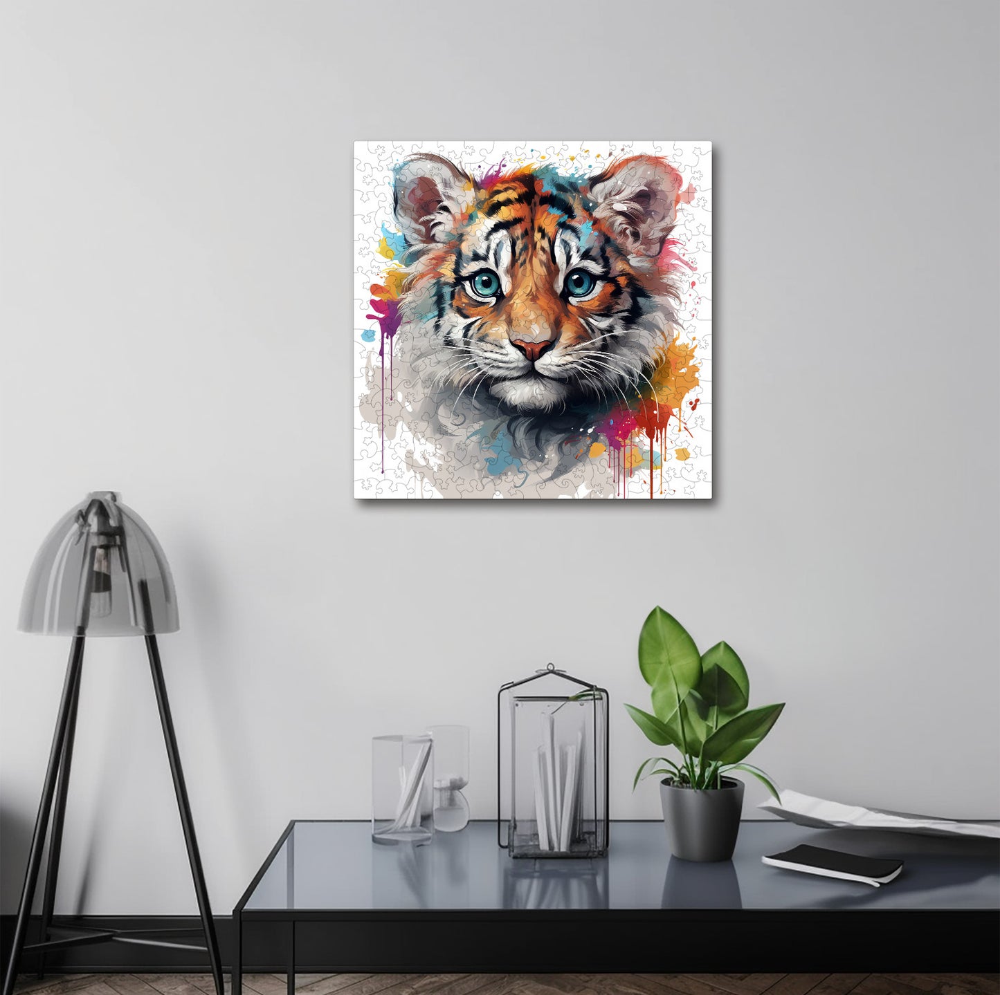 Puzzle cu Animale - Baby Tiger 5