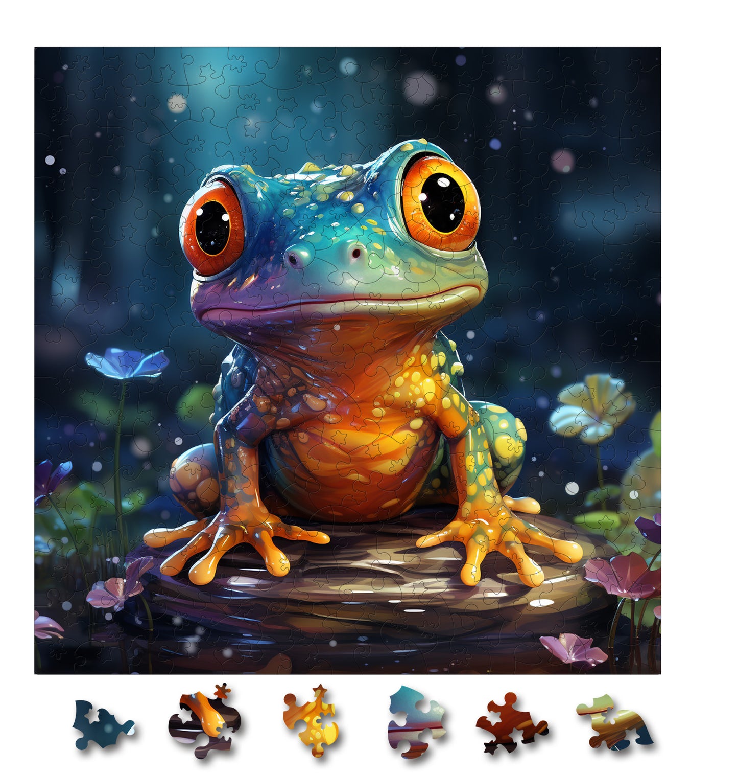Puzzle cu Animale - Baby Toad 1 - 200 piese - 30 x 30 cm