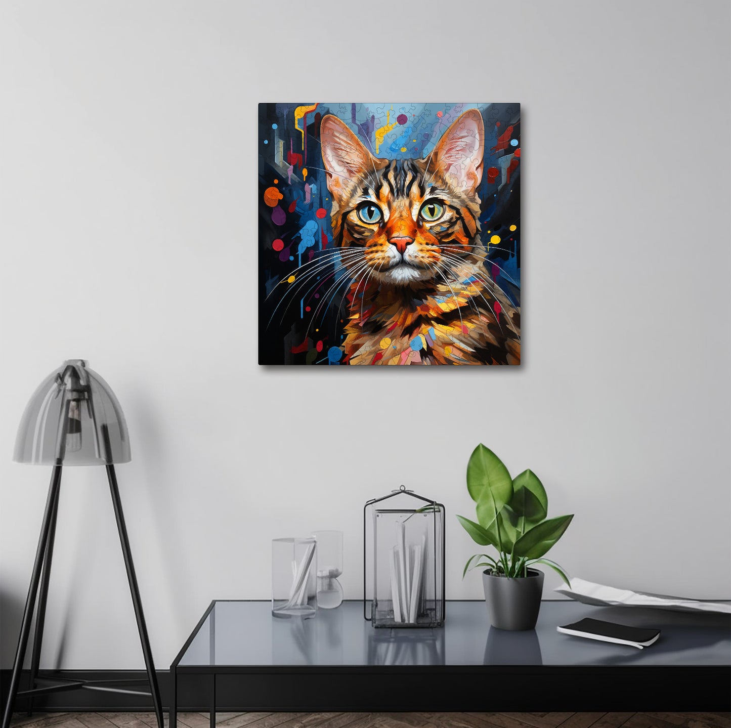 Puzzle cu Pisici - Toyger 3 - 200 piese - 30 x 30 cm