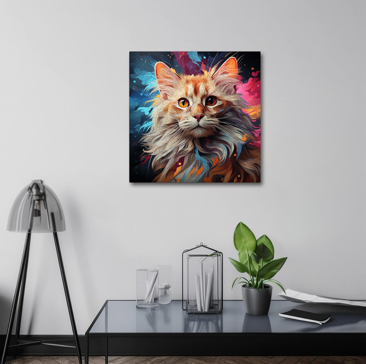 Puzzle cu Pisici - Turkish Angora 2 - 200 piese - 30 x 30 cm