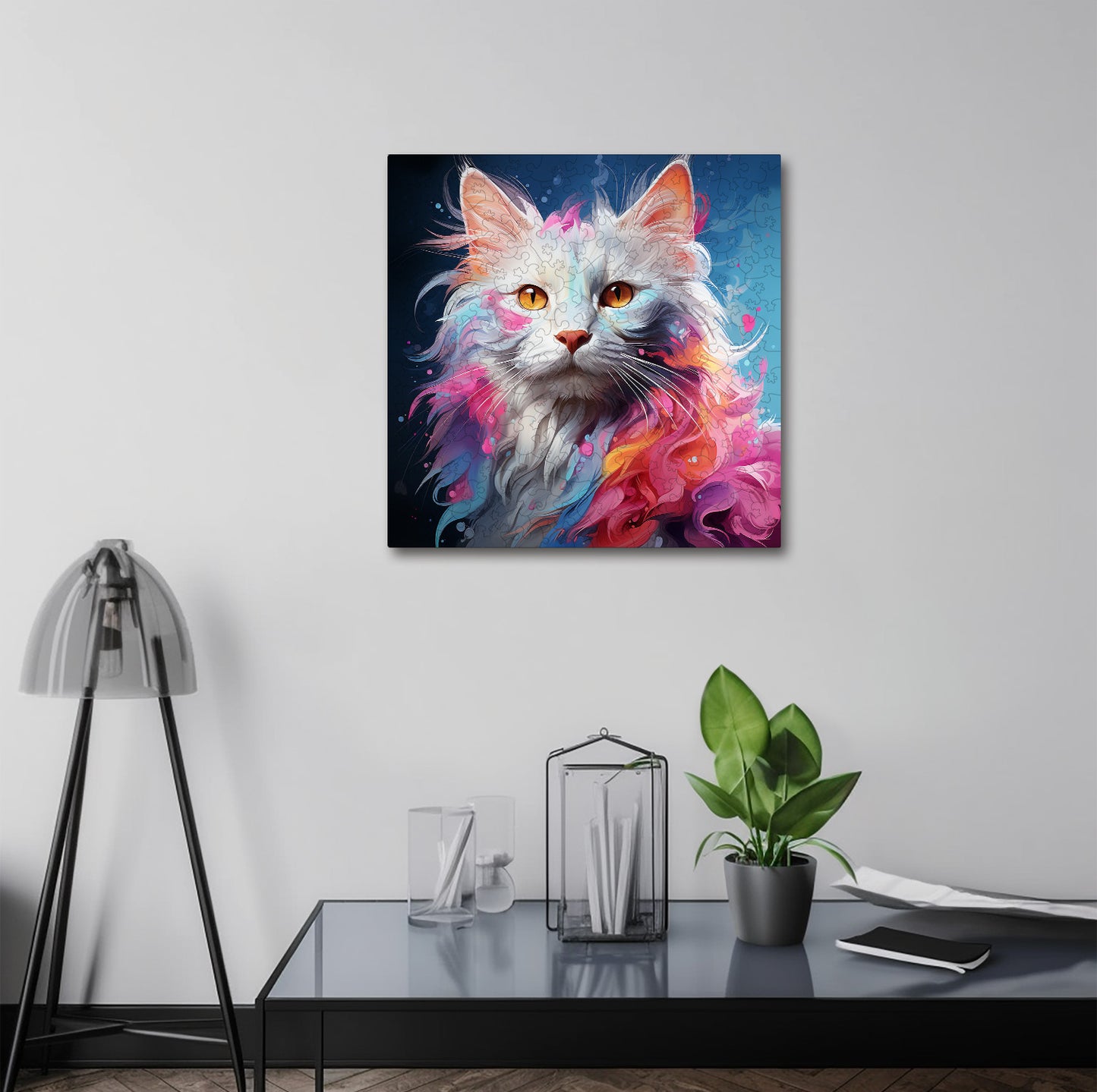 Puzzle cu Pisici - Turkish Angora 3 - 200 piese - 30 x 30 cm