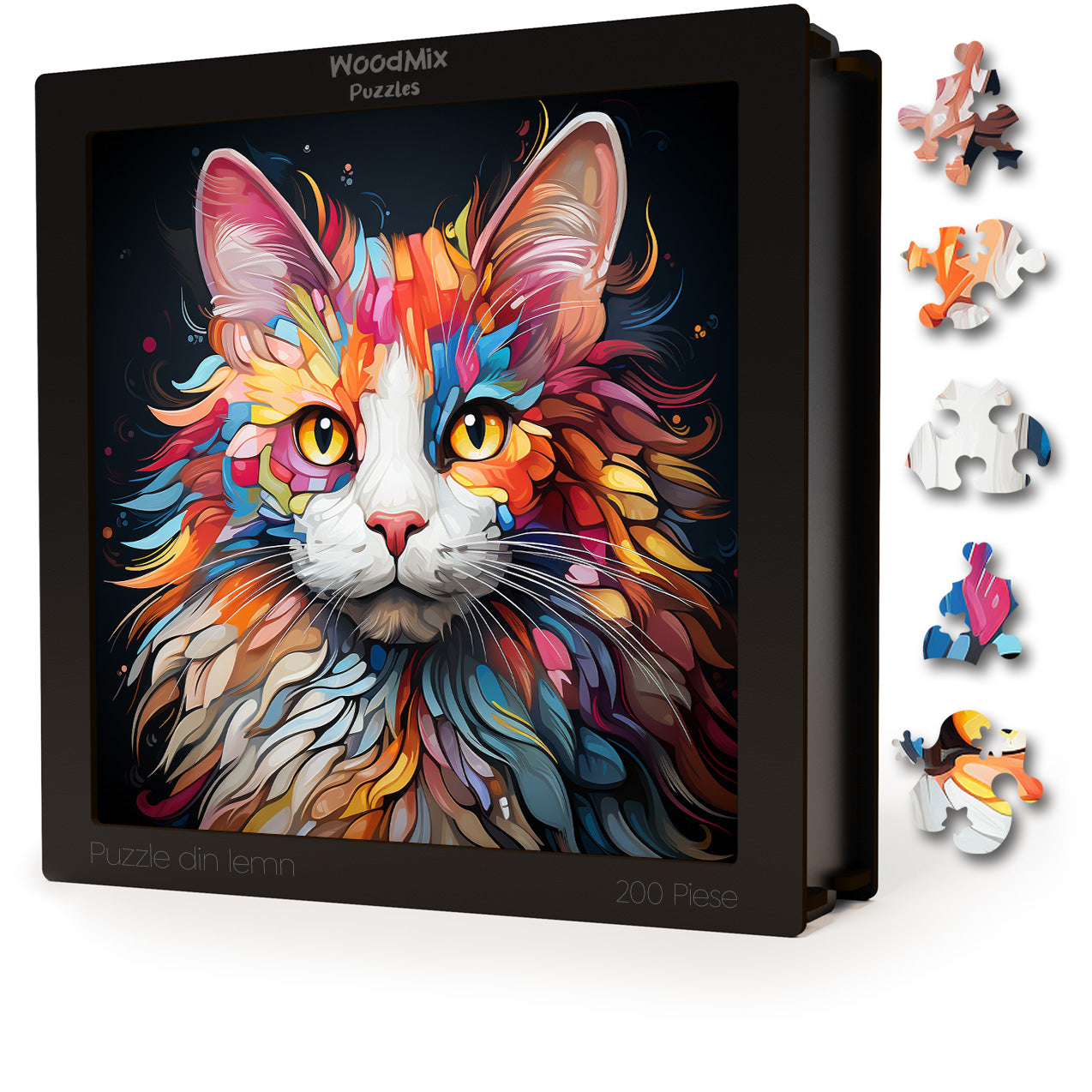 Puzzle cu Pisici - Turkish Van 2 - 200 piese - 30 x 30 cm