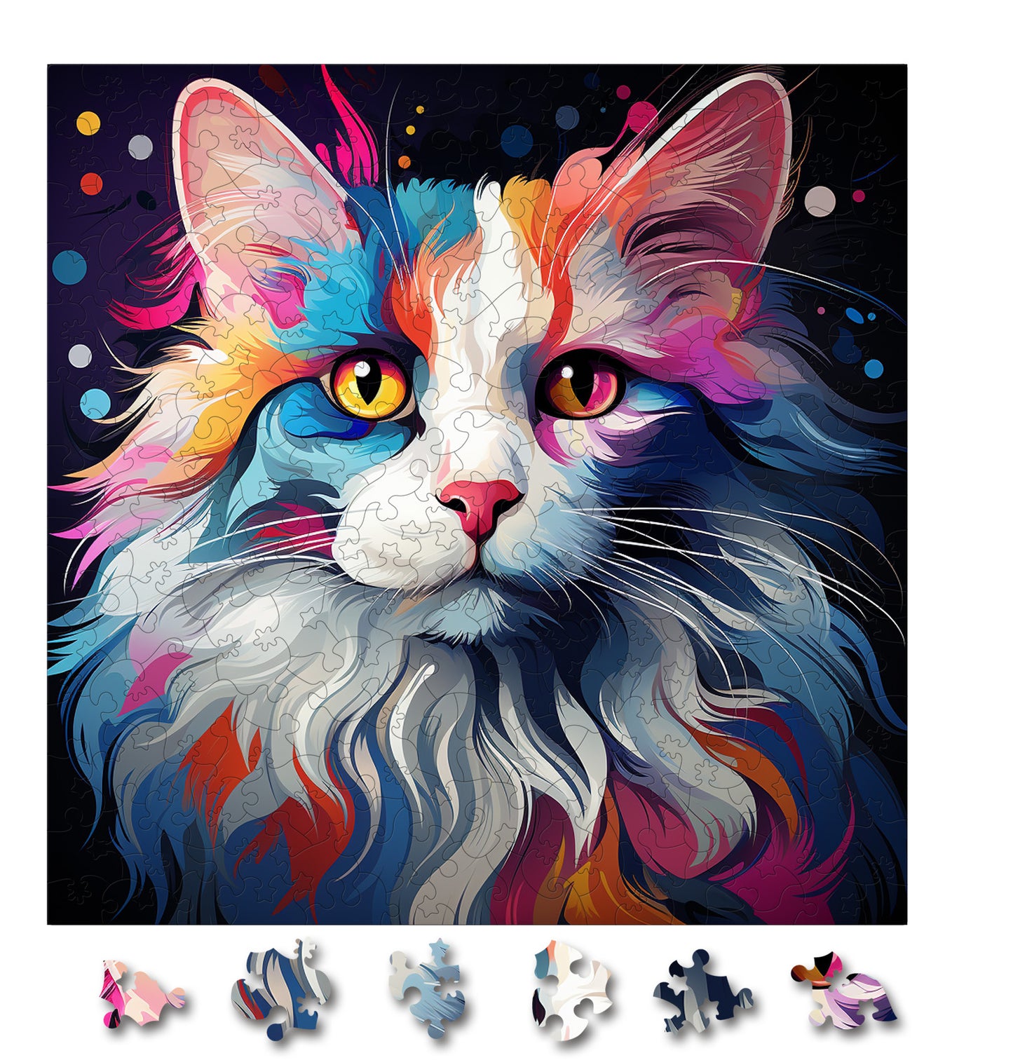 Puzzle cu Pisici - Turkish Van 7