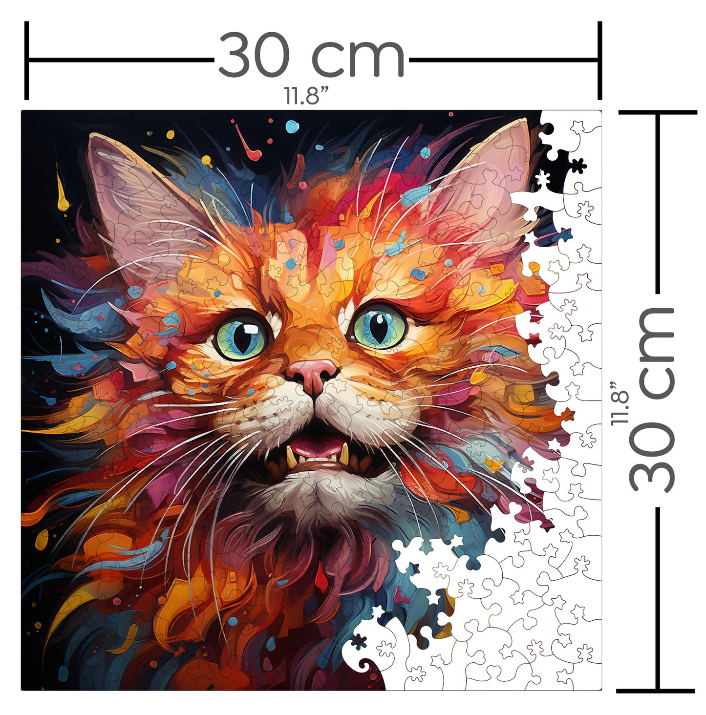 Puzzle cu Pisici - Ukrainian Levkoy 1 - 200 piese - 30 x 30 cm