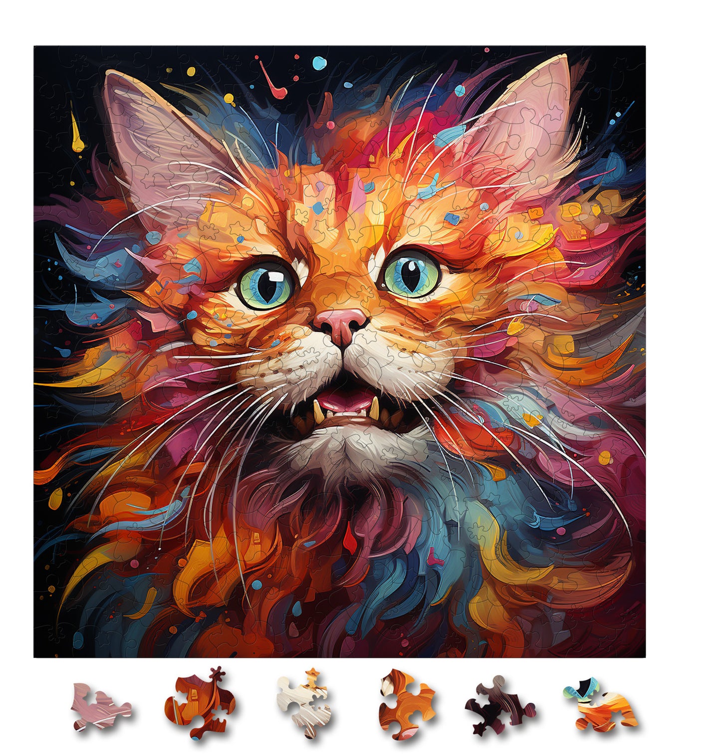 Puzzle cu Pisici - Ukrainian Levkoy 1 - 200 piese - 30 x 30 cm