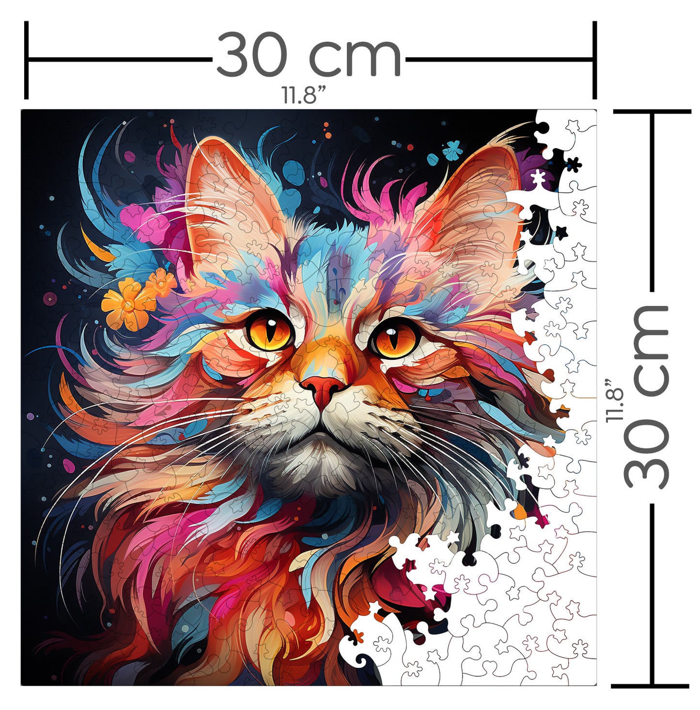 Puzzle cu Pisici - Ukrainian Levkoy 4 - 200 piese - 30 x 30 cm