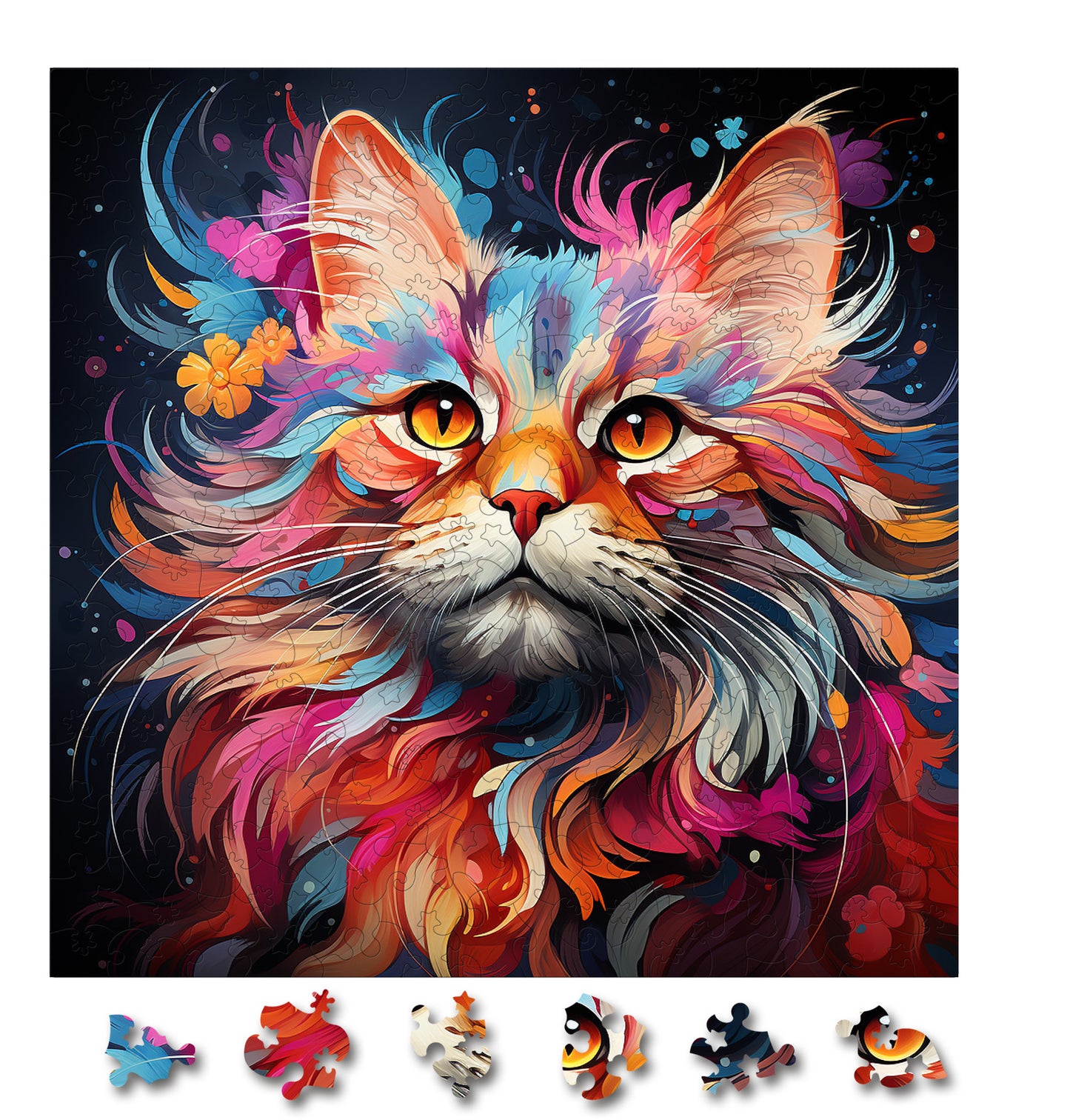 Puzzle cu Pisici - Ukrainian Levkoy 4 - 200 piese - 30 x 30 cm