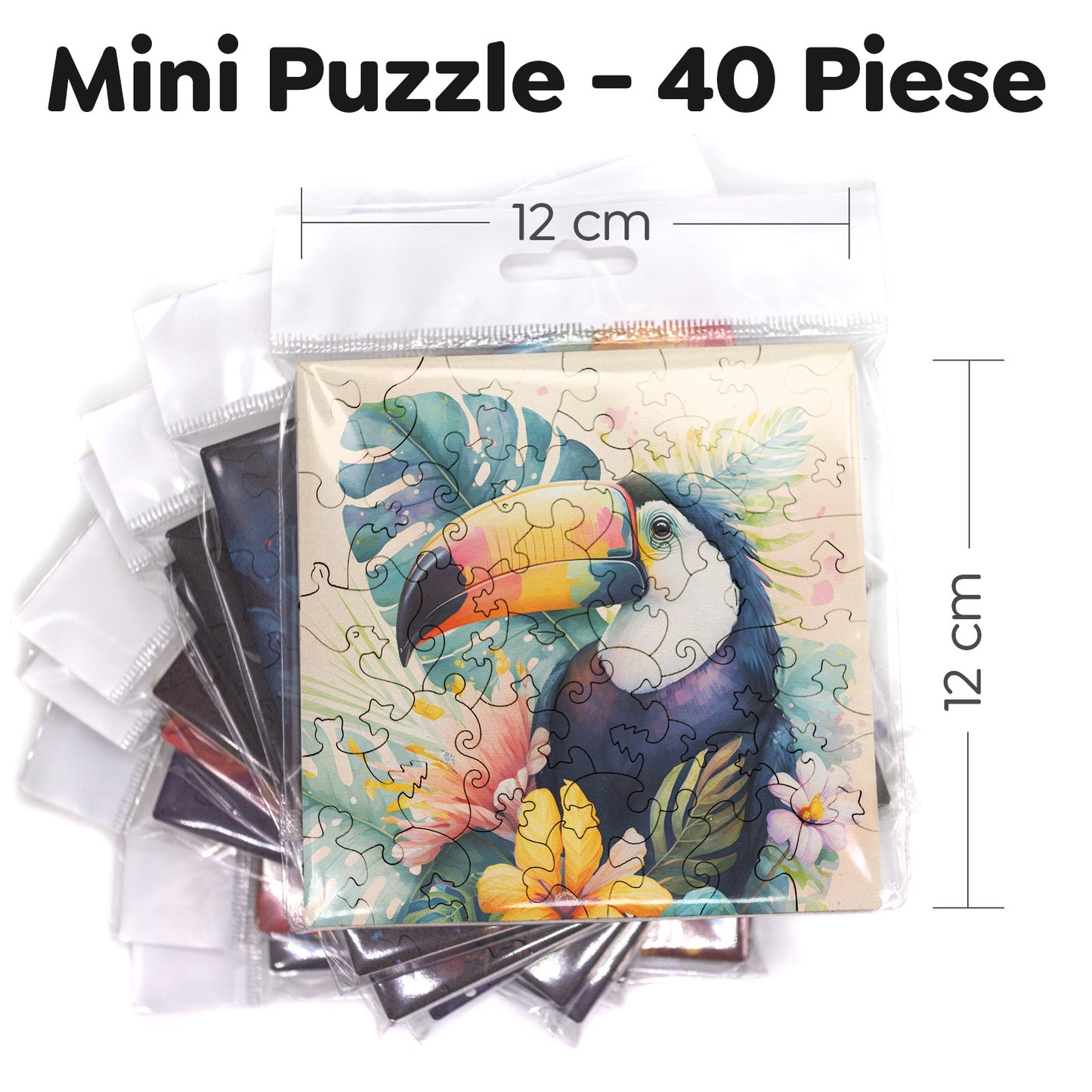 Puzzle cu Animale - Jungle Toucan