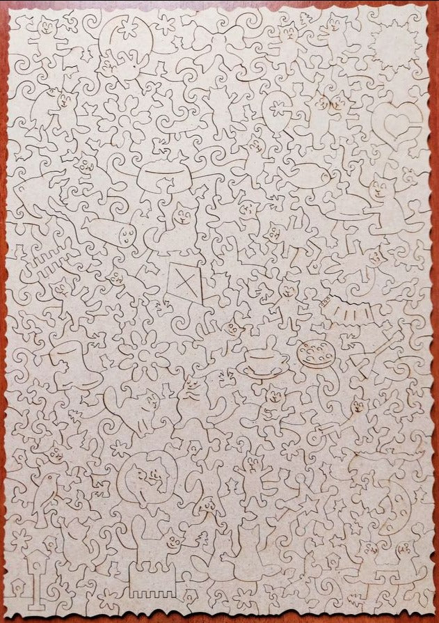 Bow tie Cats - Puzzle cu Pisici - 240 Piese