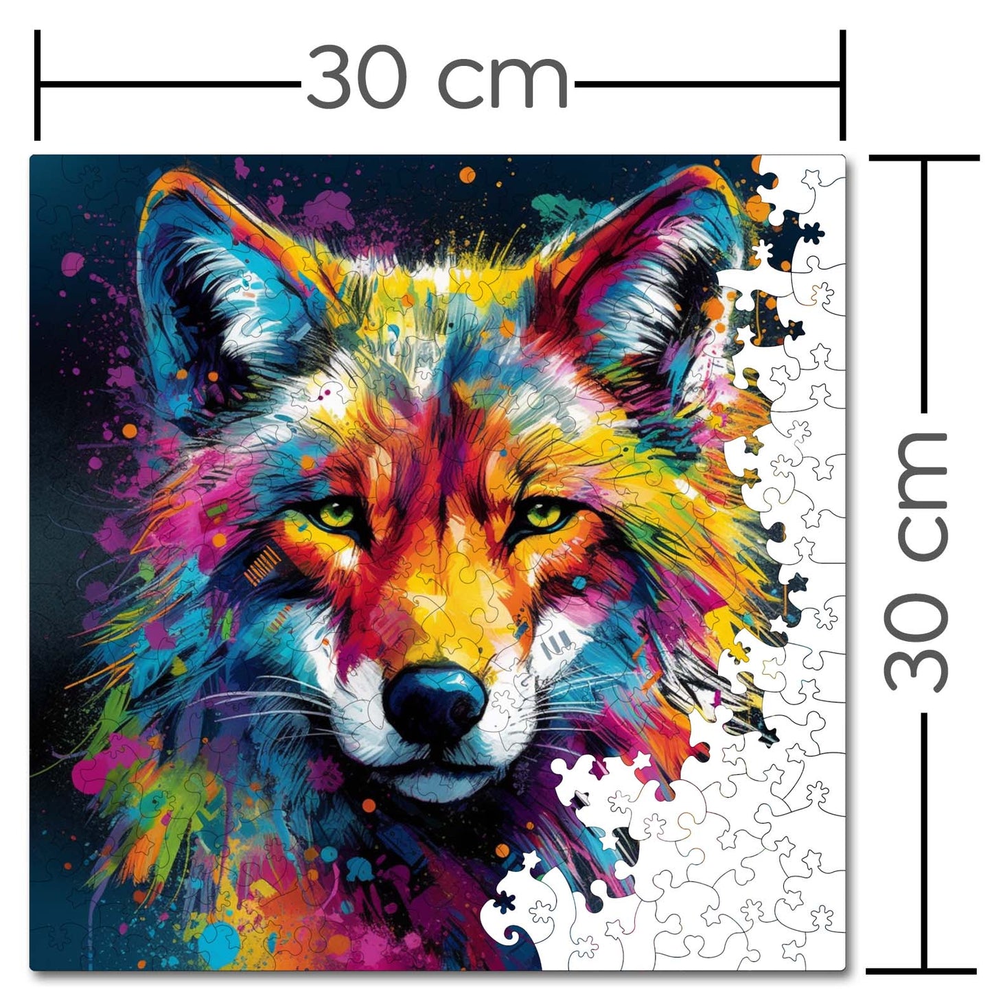 Puzzle cu Animale - Lup 2 - 200 piese - 30 x 30 cm
