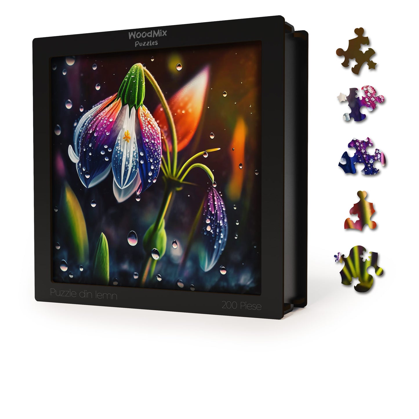 puzzle din lemn, ghiocel