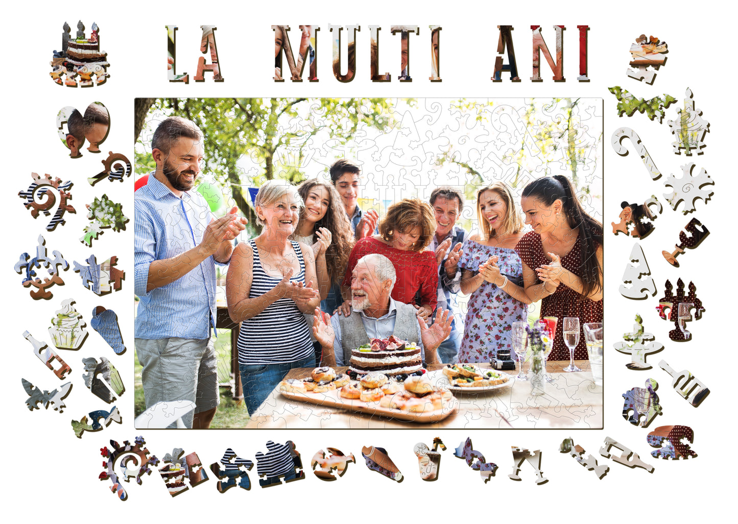 Puzzle Personalizat "La Multi Ani"
