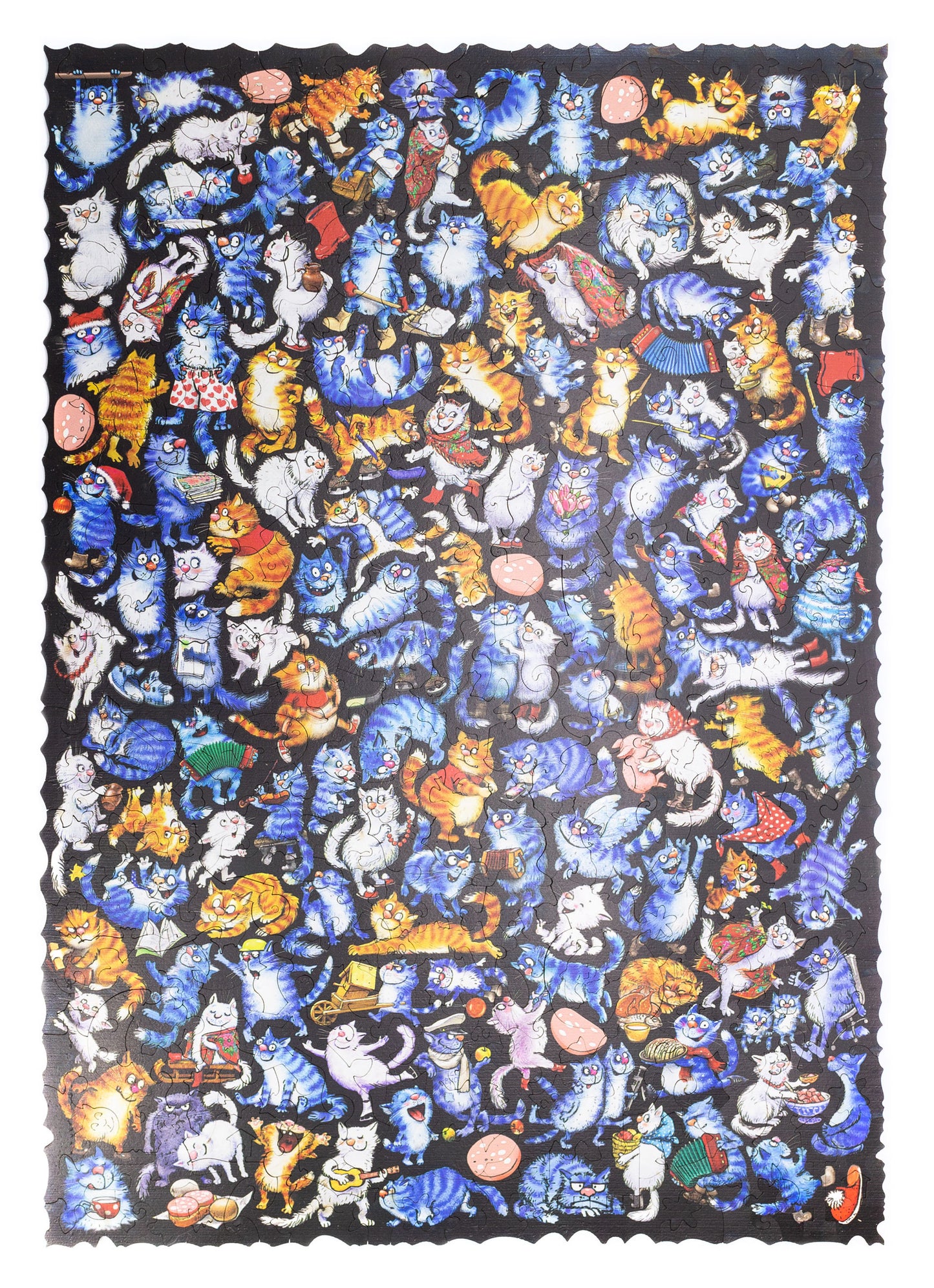 9 Vieti Pline Puzzle cu Pisici - 240 Piese