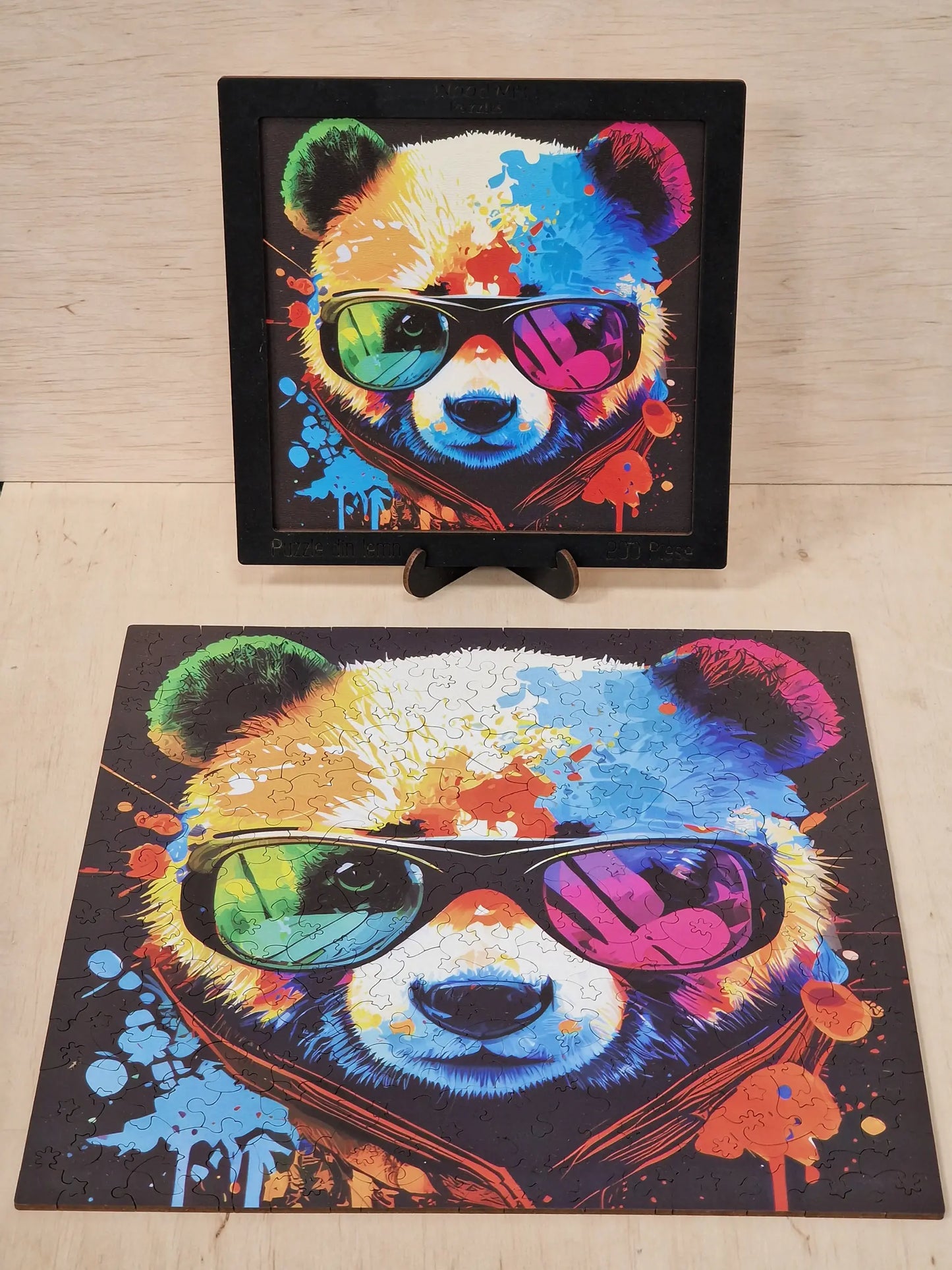 Puzzle cu Animale - Cool Panda