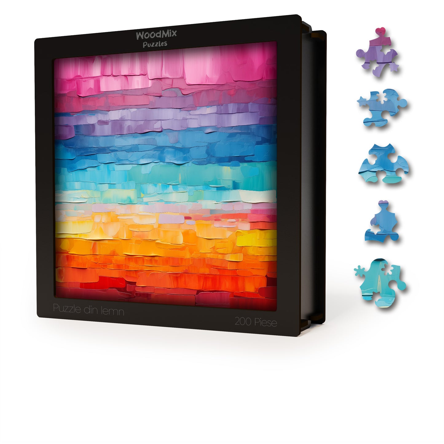 Puzzle Gradient - Color Cascade Conundrum - 200 piese - 30 x 30 cm