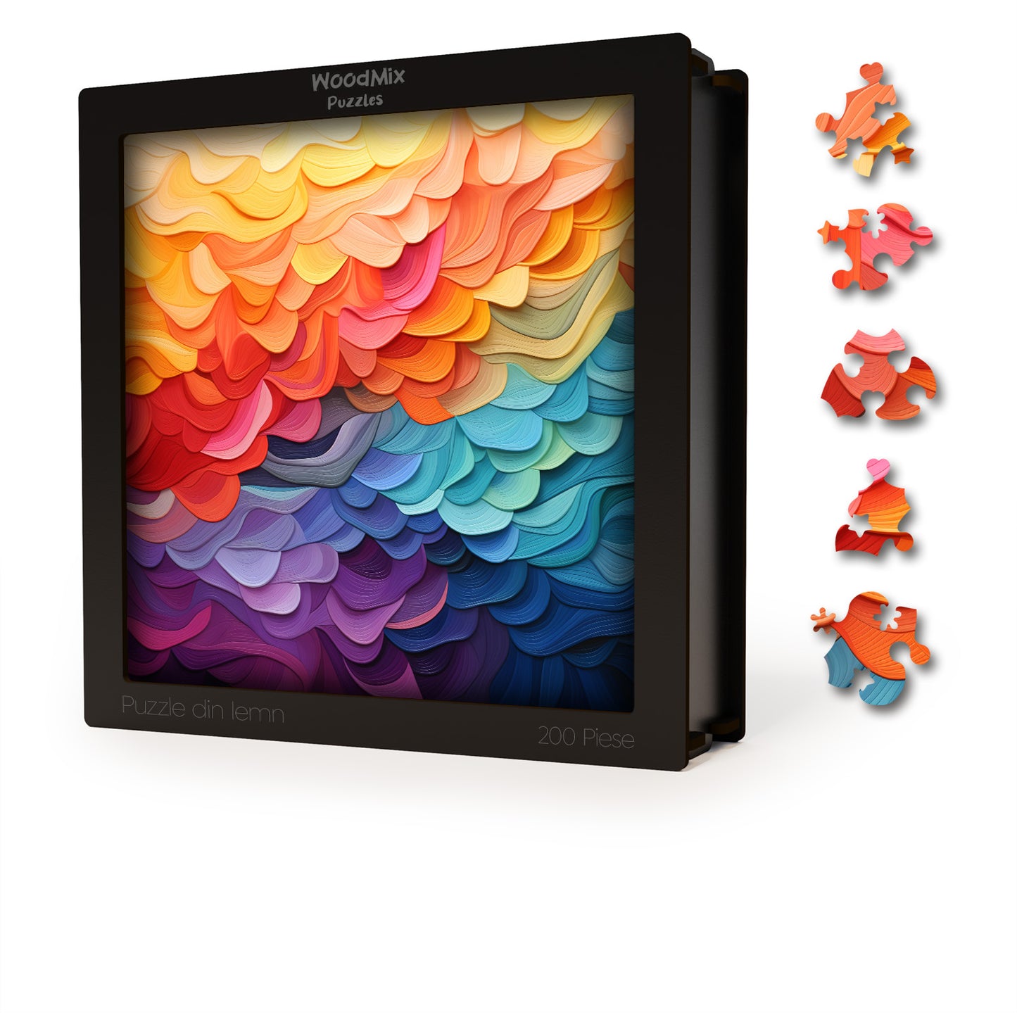 Puzzle Gradient - Colorwave Quest - 200 piese - 30 x 30 cm