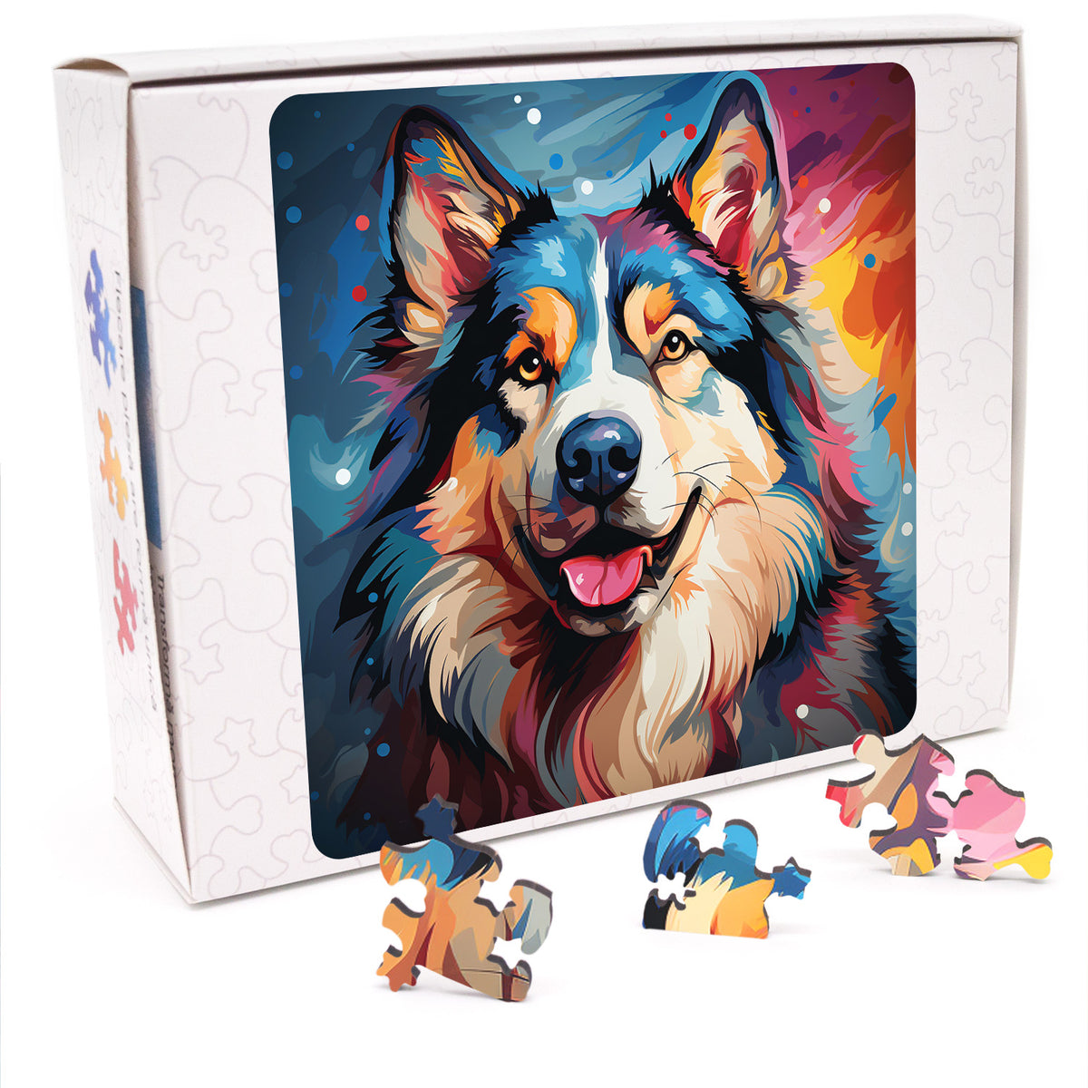 Puzzle cu Caini - Alaskan Malamute 4