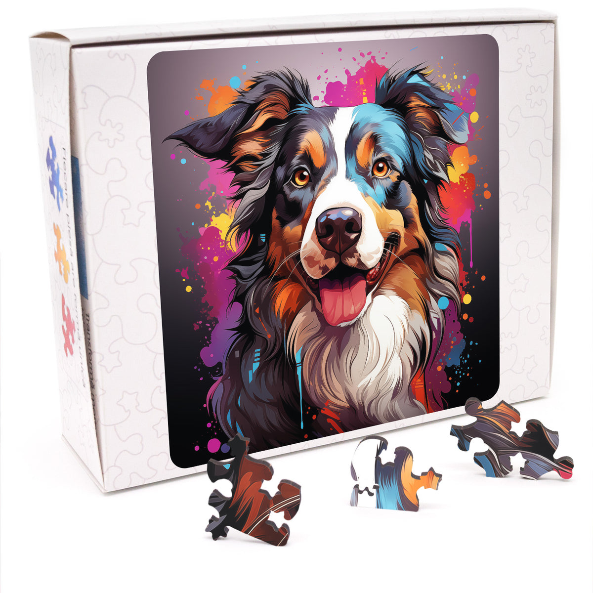 Puzzle cu Caini - Australian Shepherd 4