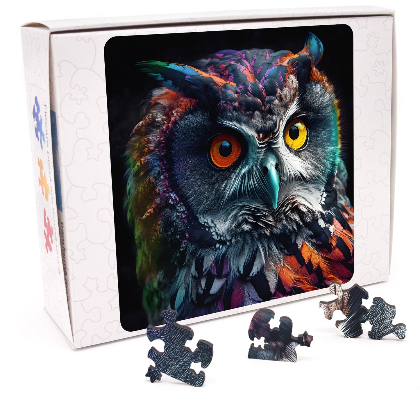 Puzzle cu Animale - Bufnita 2