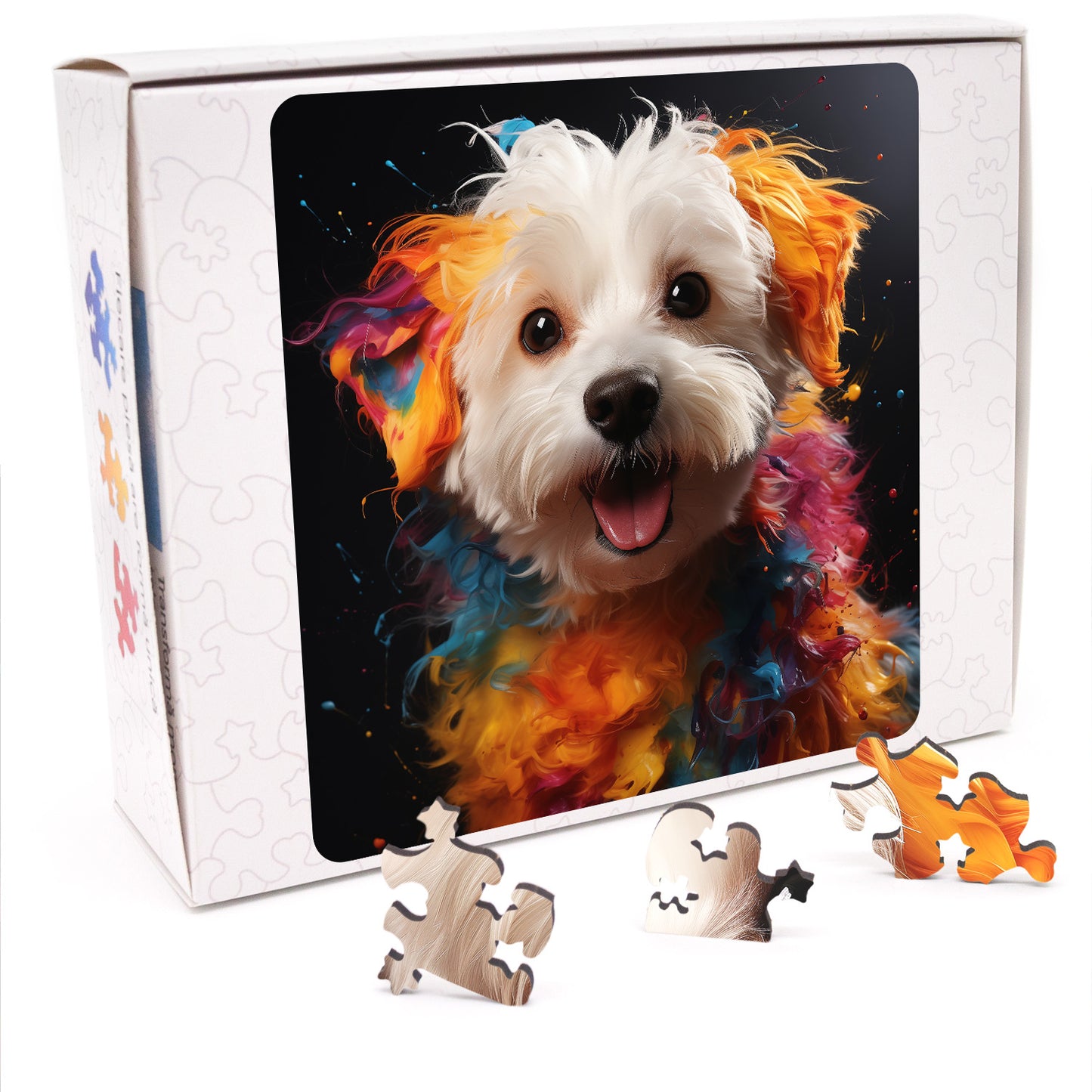 Puzzle cu Caini - Bichon Maltese 3
